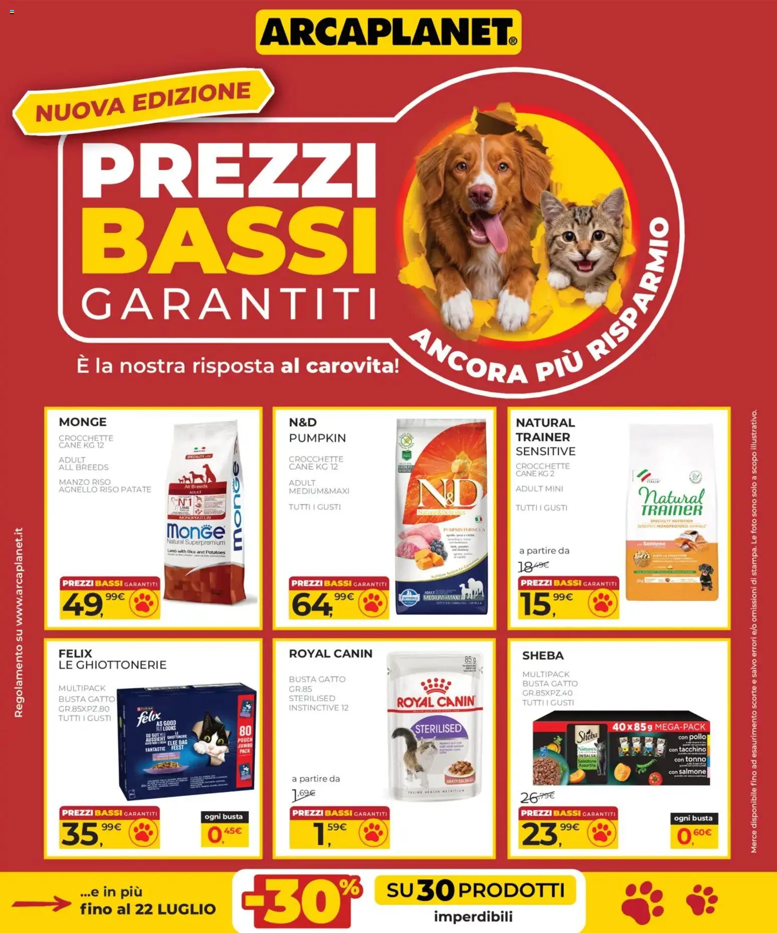 📣 Volantino Arcaplanet dal 📅 02/07/2026 - Scopri le offerte ora!🔥 | Italy