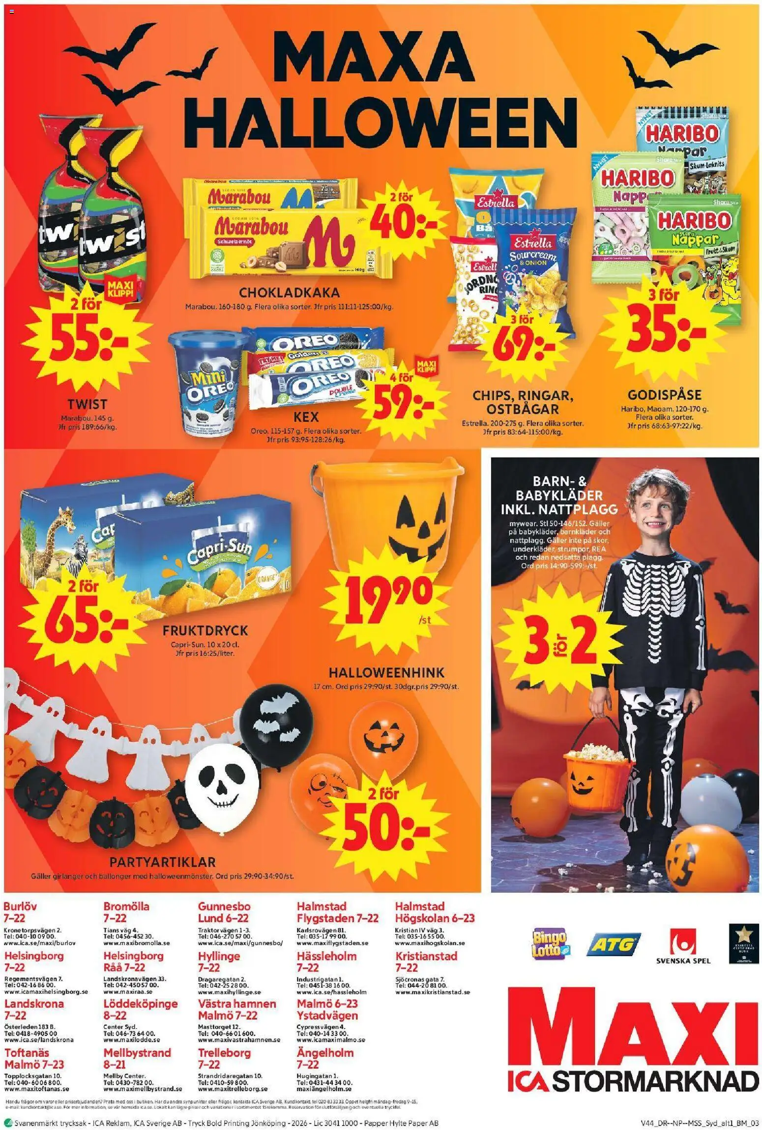 ICA Maxi erbjudanden Reklamblad in Sverige