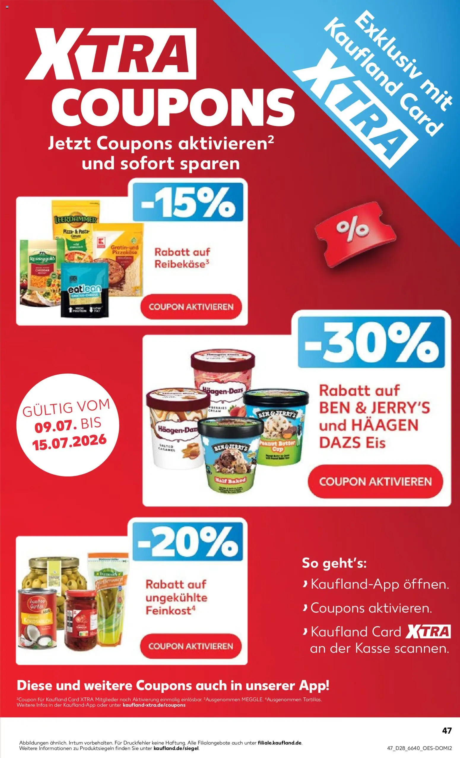 Kaufland Prospekt | 09.07.2026 | Wie erhält man einen begrenzten Rabatt? | Deutschland