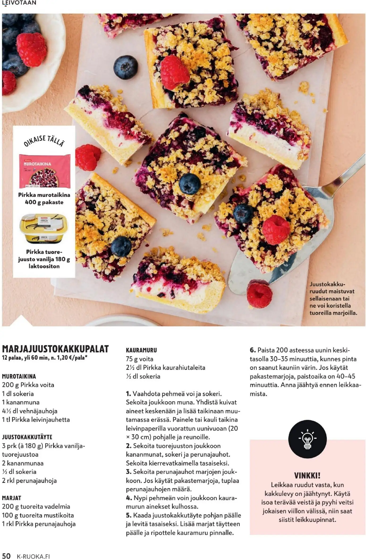 🛍️ K-Market tarjoukset - K-Ruoka alkaen 10/06/2026 » Katso huipputarjoukset ja säästä jo tänään! 💰 | Suomi