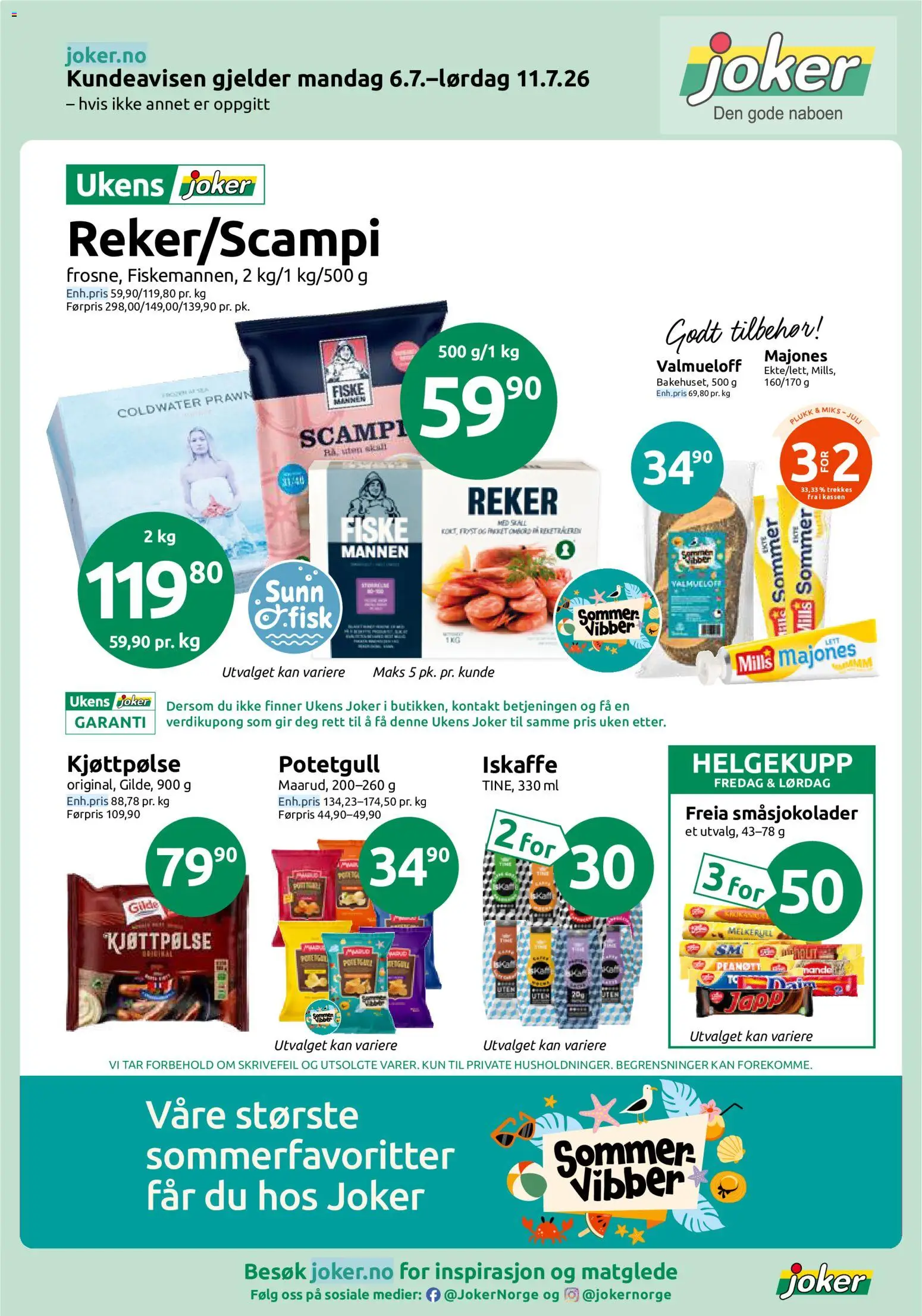 Nye » Joker kundeavis « er nå online. Se alle Julitilbud på mobilen og spar! | Norge