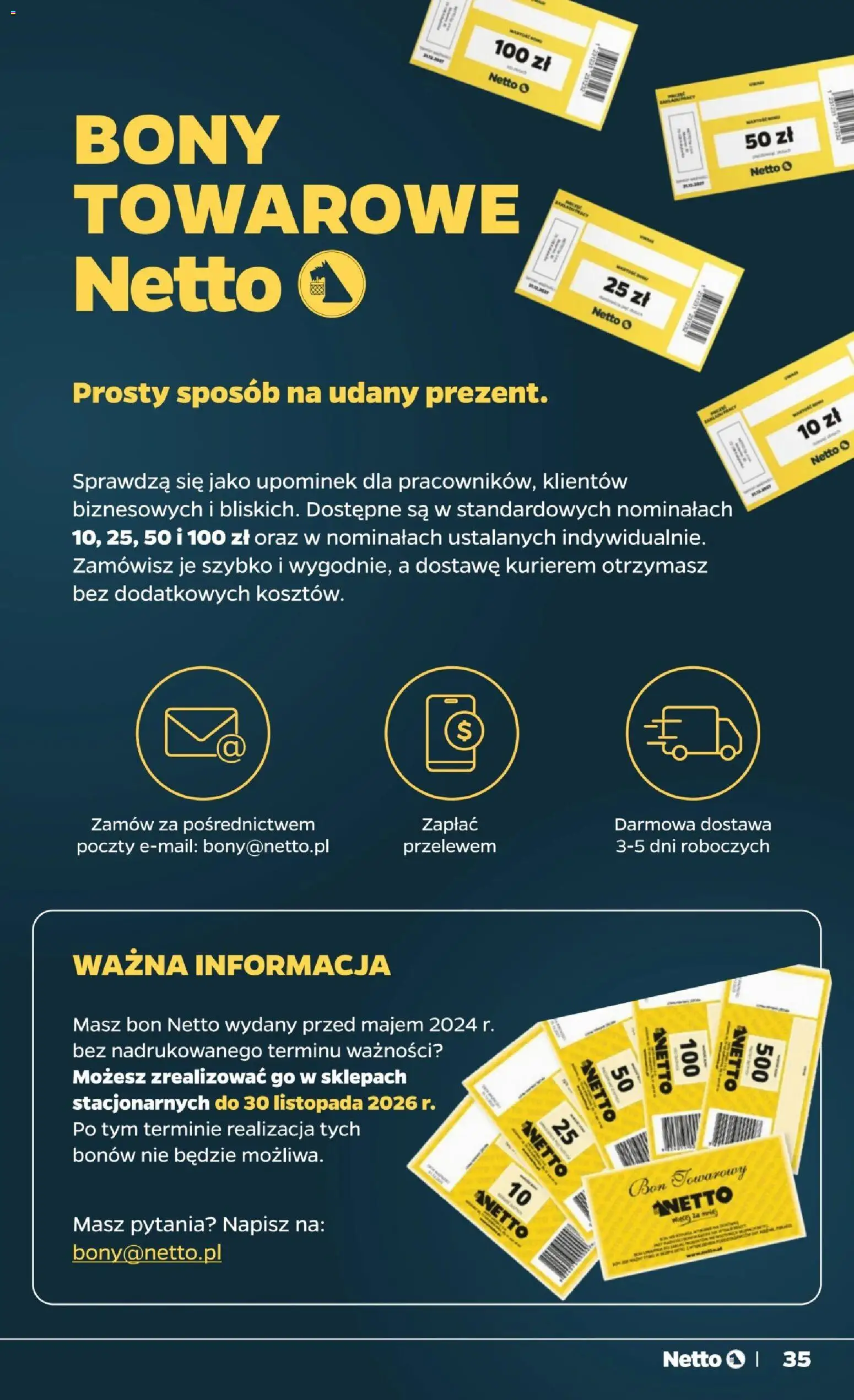 Netto gazetka od poniedziałku Gazetka in Polska
