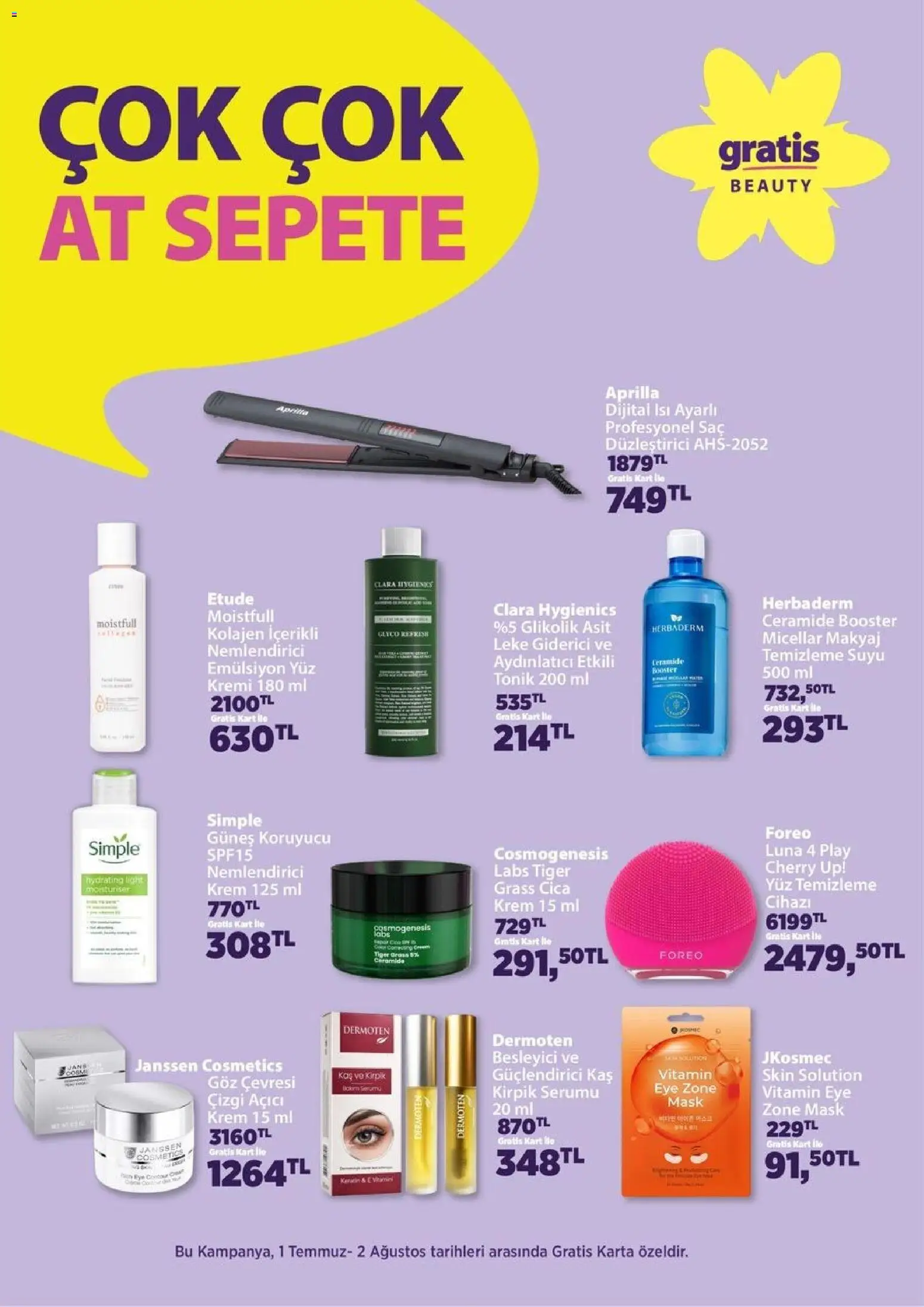 🛍️ Gratis Katalog, 01 Temmuz 2026 itibariyle » Özel fırsatları keşfedin ve bugün tasarruf edin! 💰 | Türkiye