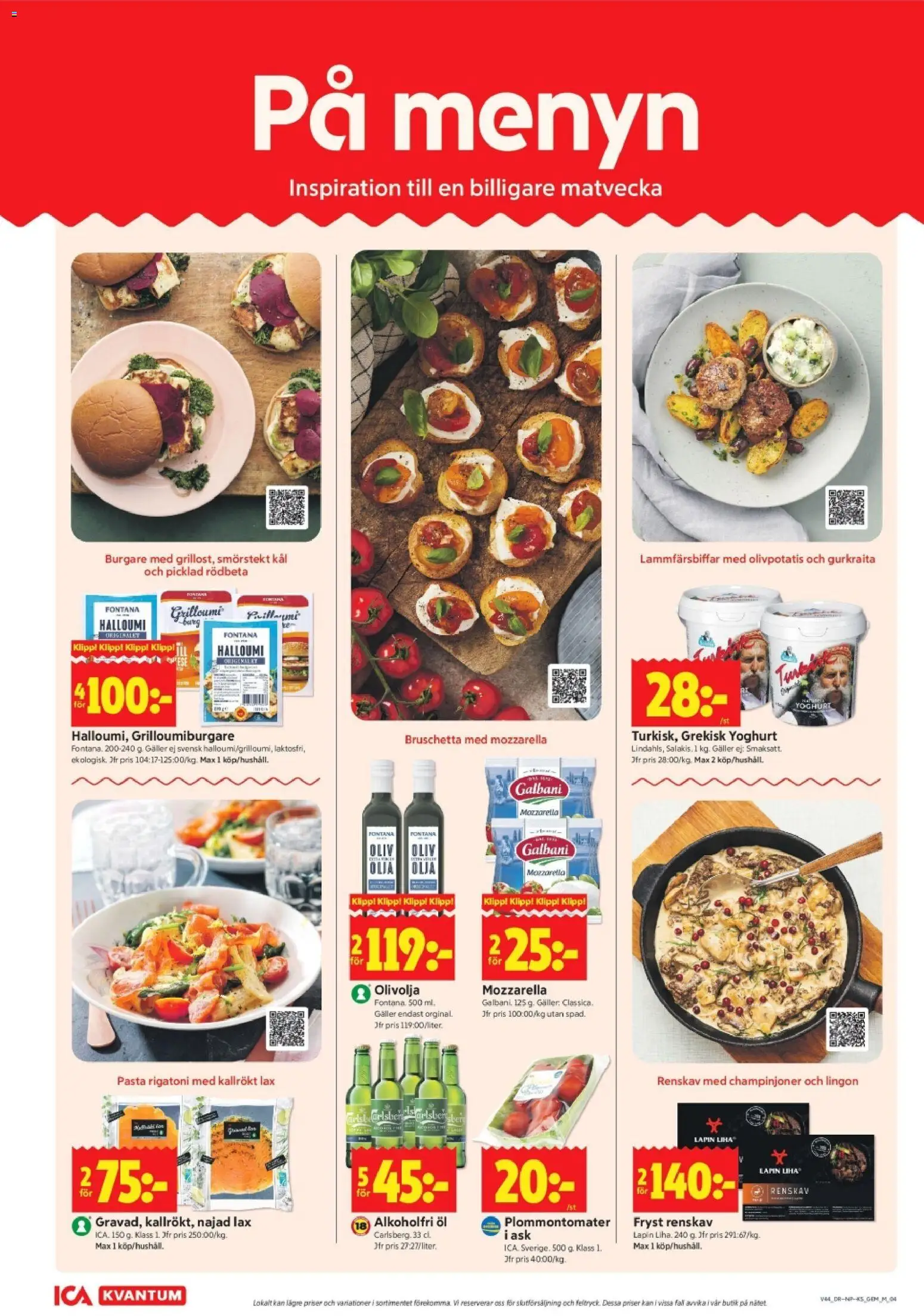 ICA Kvantum erbjudanden Reklamblad in Sverige