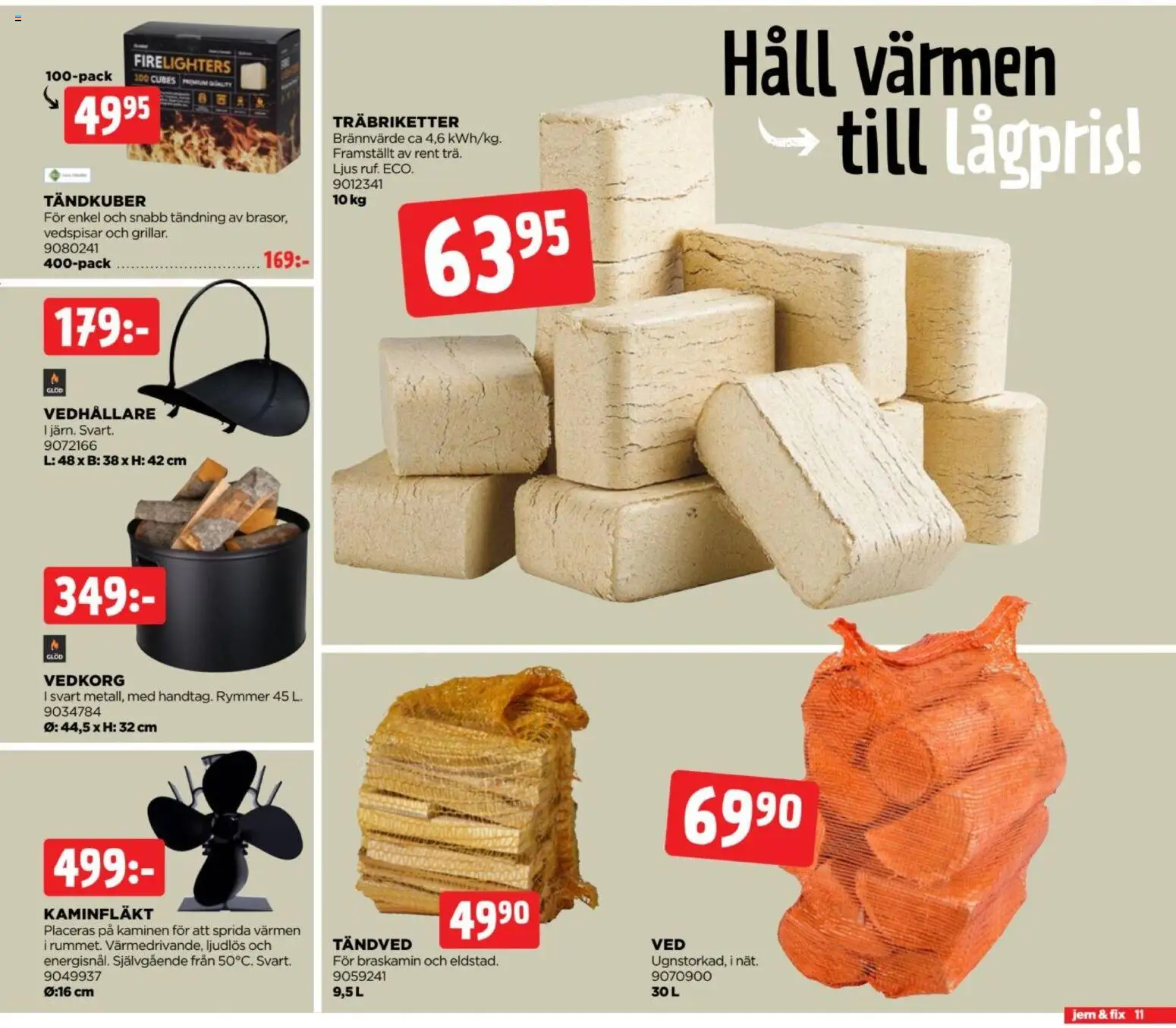 Jem & Fix erbjudanden Reklamblad in Sverige