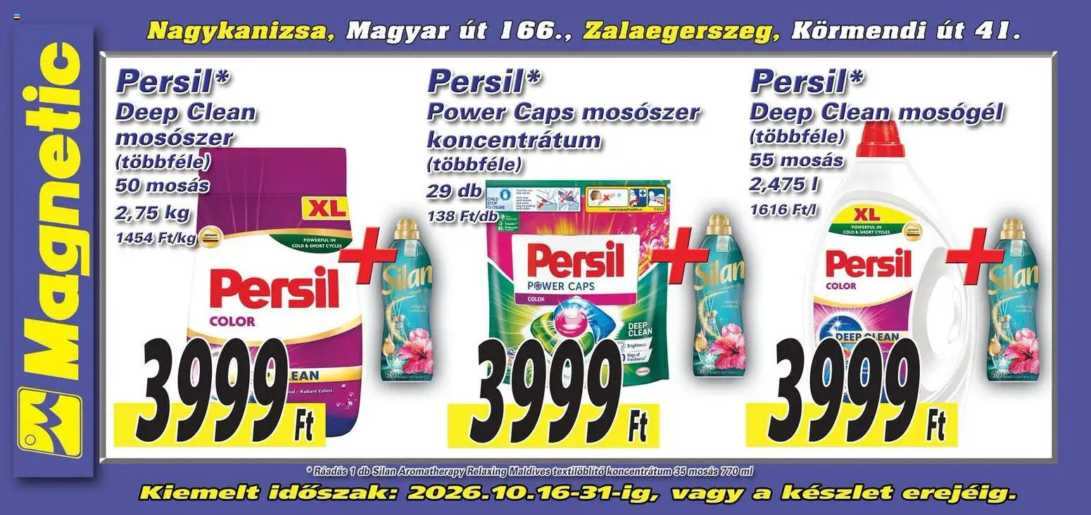 Magnetic Aktuális óriásplakátok Akciós újság in Magyarország