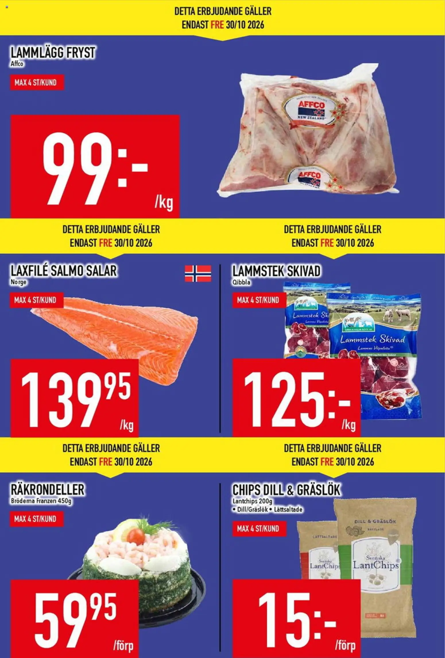 Matdax erbjudanden Reklamblad in Sverige