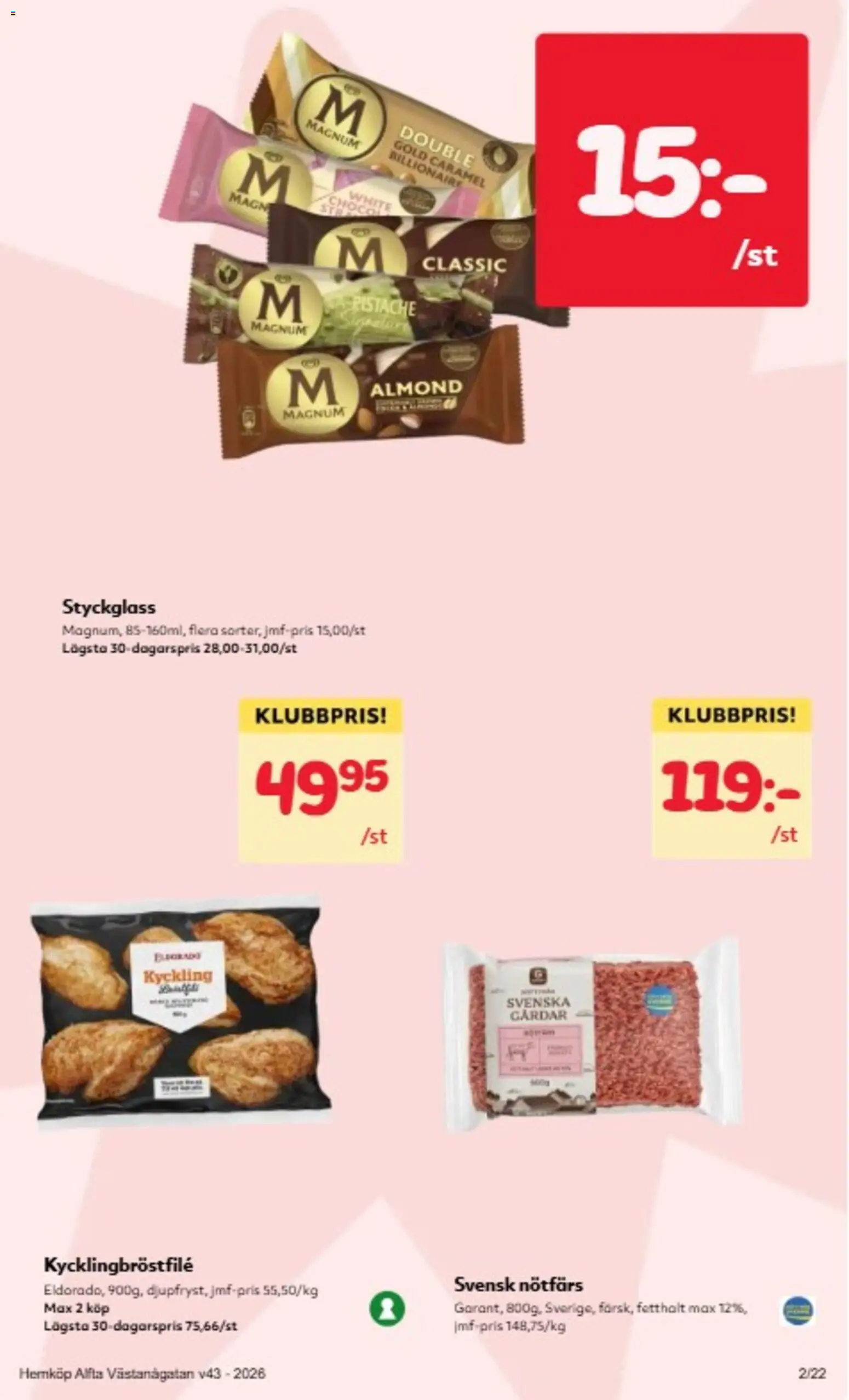 Hemköp erbjudanden Reklamblad in Sverige