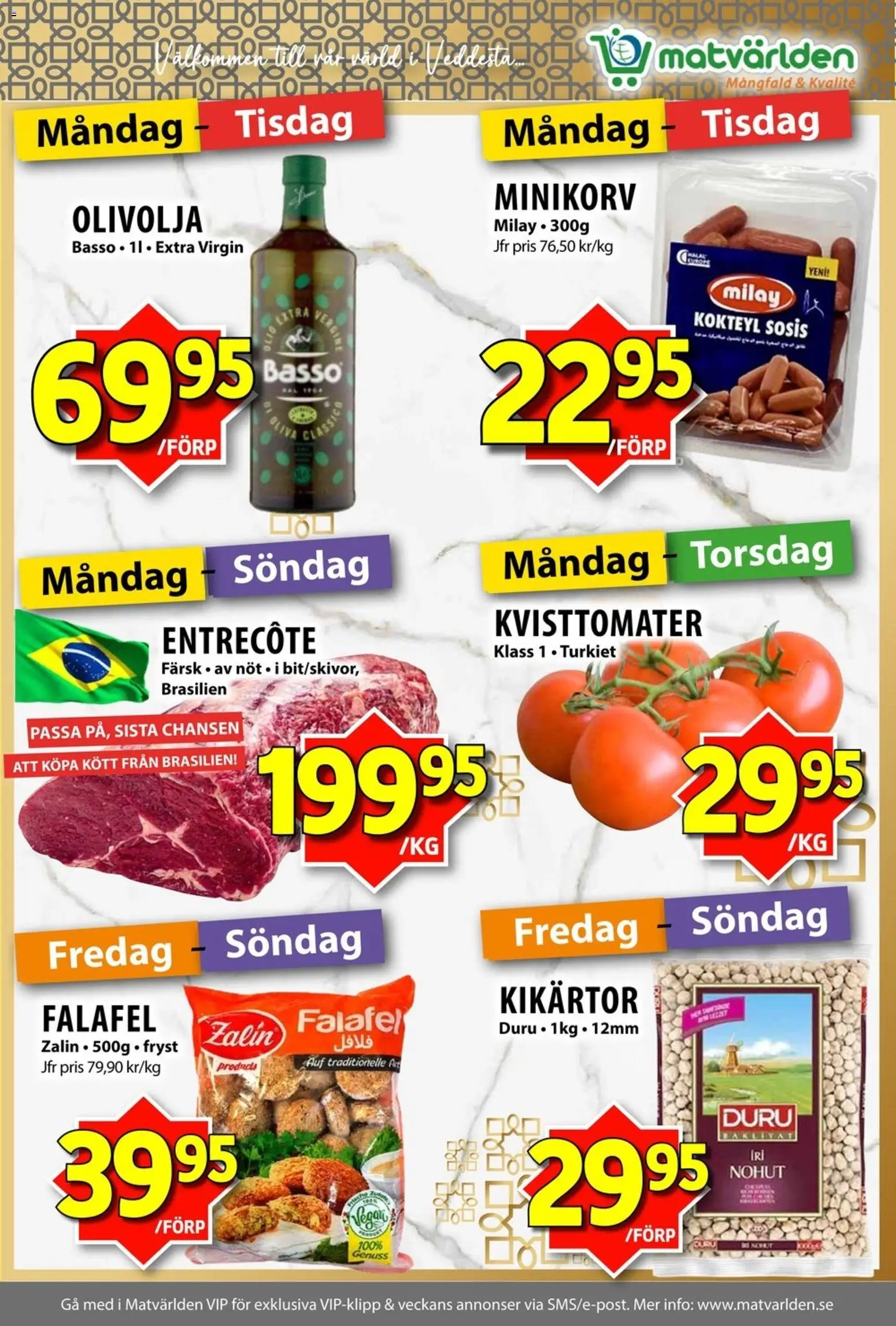 Matvärlden erbjudanden Reklamblad in Sverige