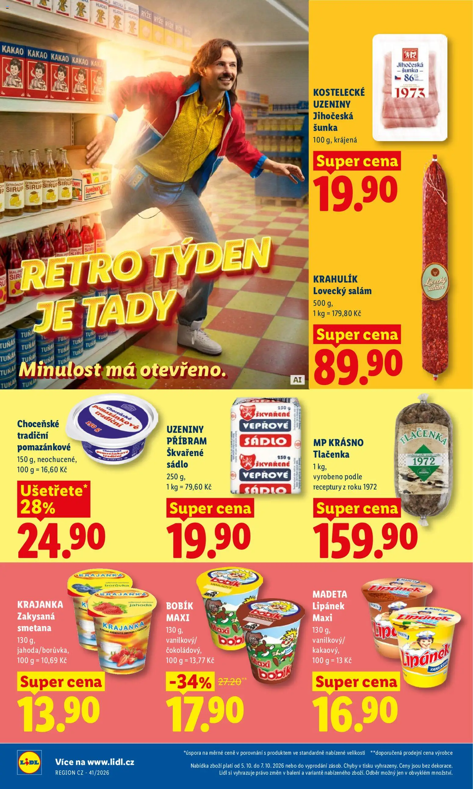 Lidl leták Leták in Česko