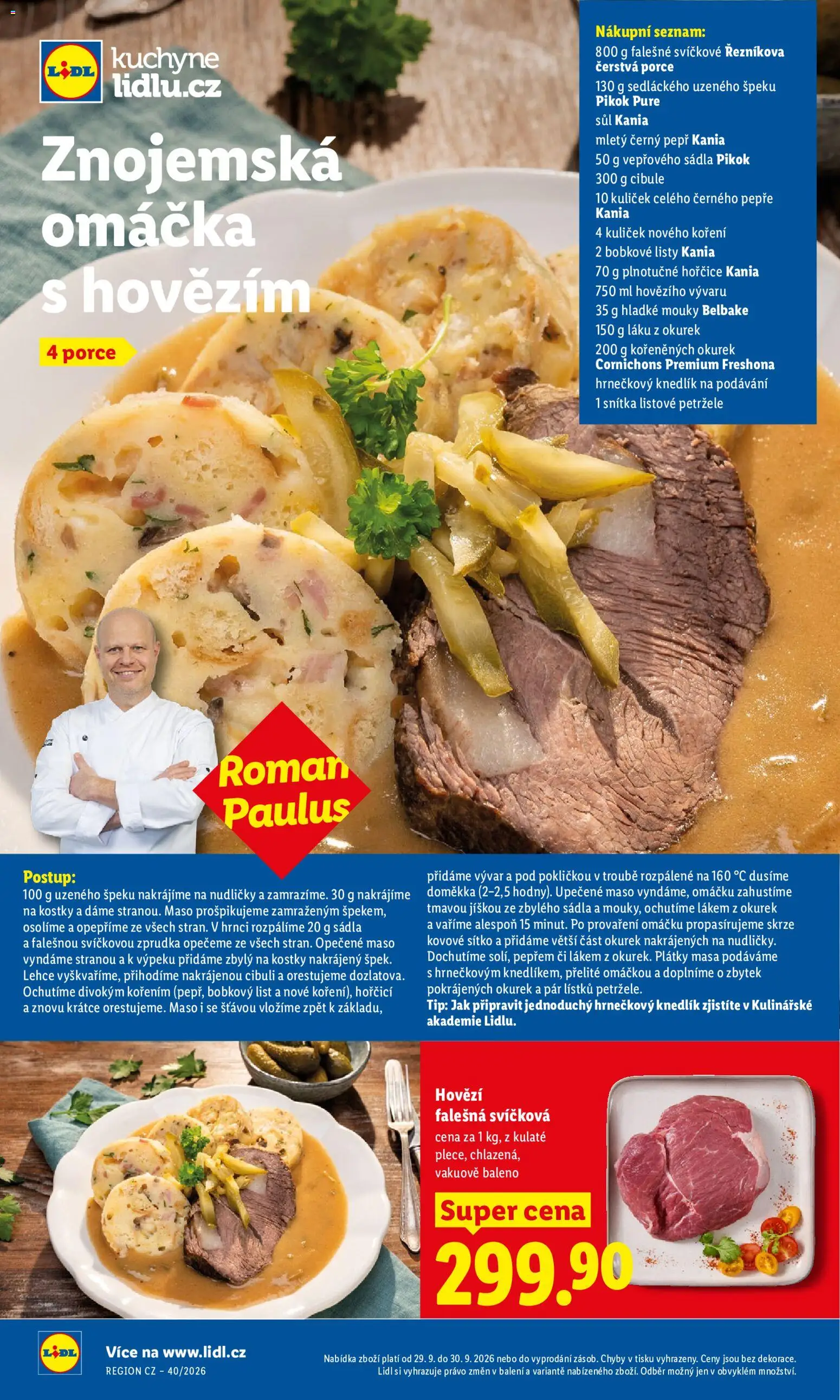 Lidl leták Leták in Česko