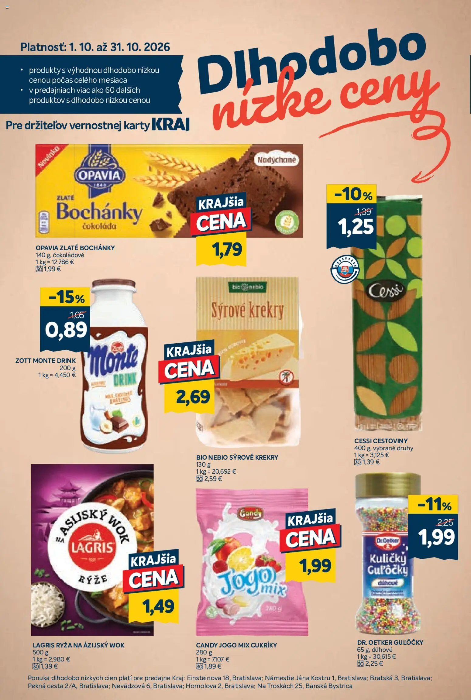 Kraj leták Leták in Slovensko