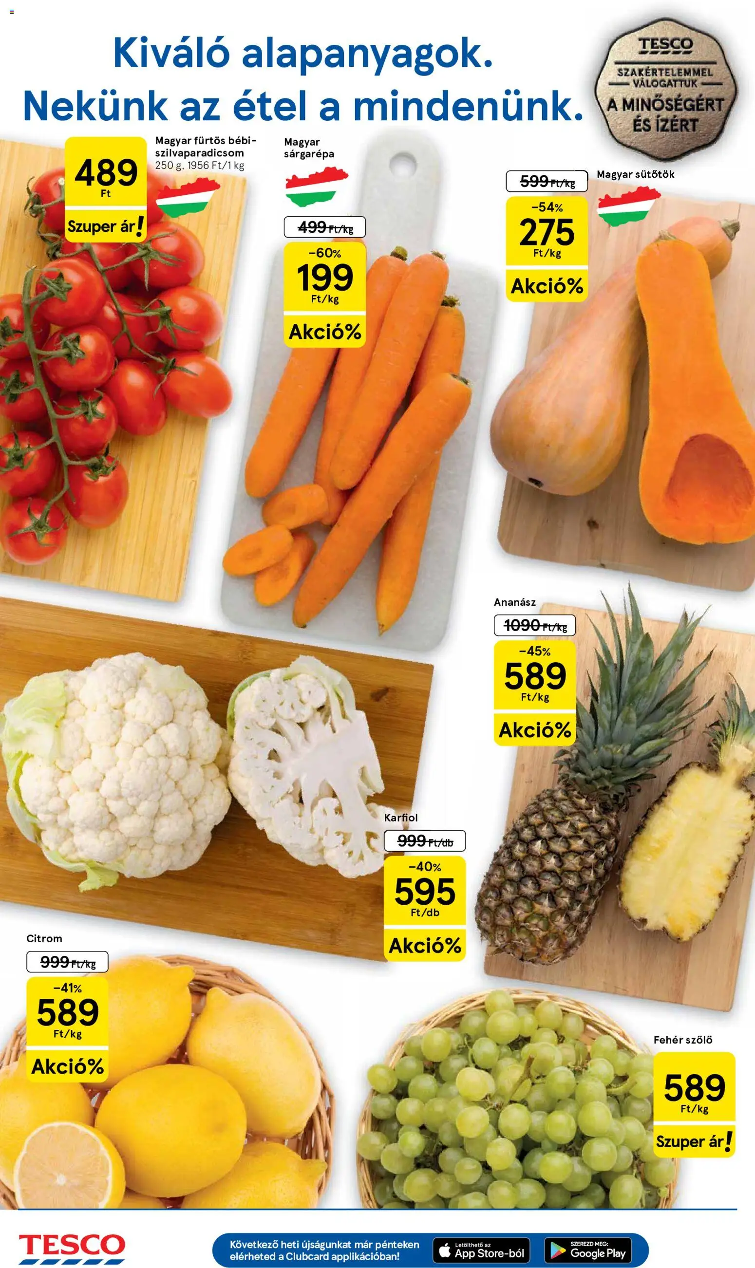 Tesco aktuális akciós újság Akciós újság in Magyarország