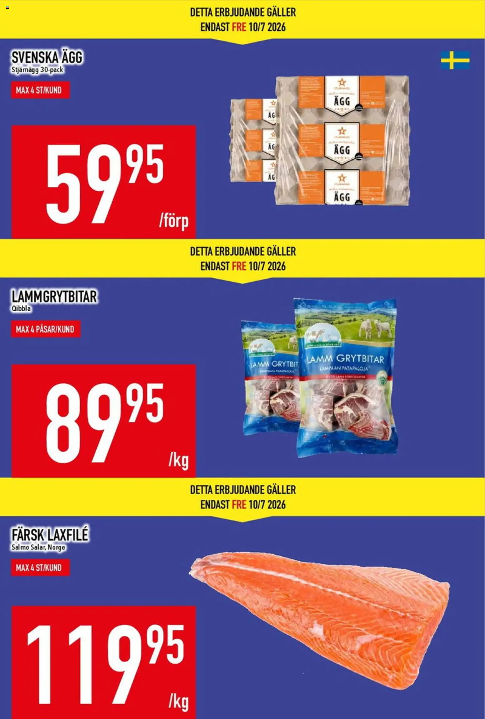 Nuvarande Matdax erbjudanden från 📣 06/07/2026 - 12/07/2026 📣 | Sverige