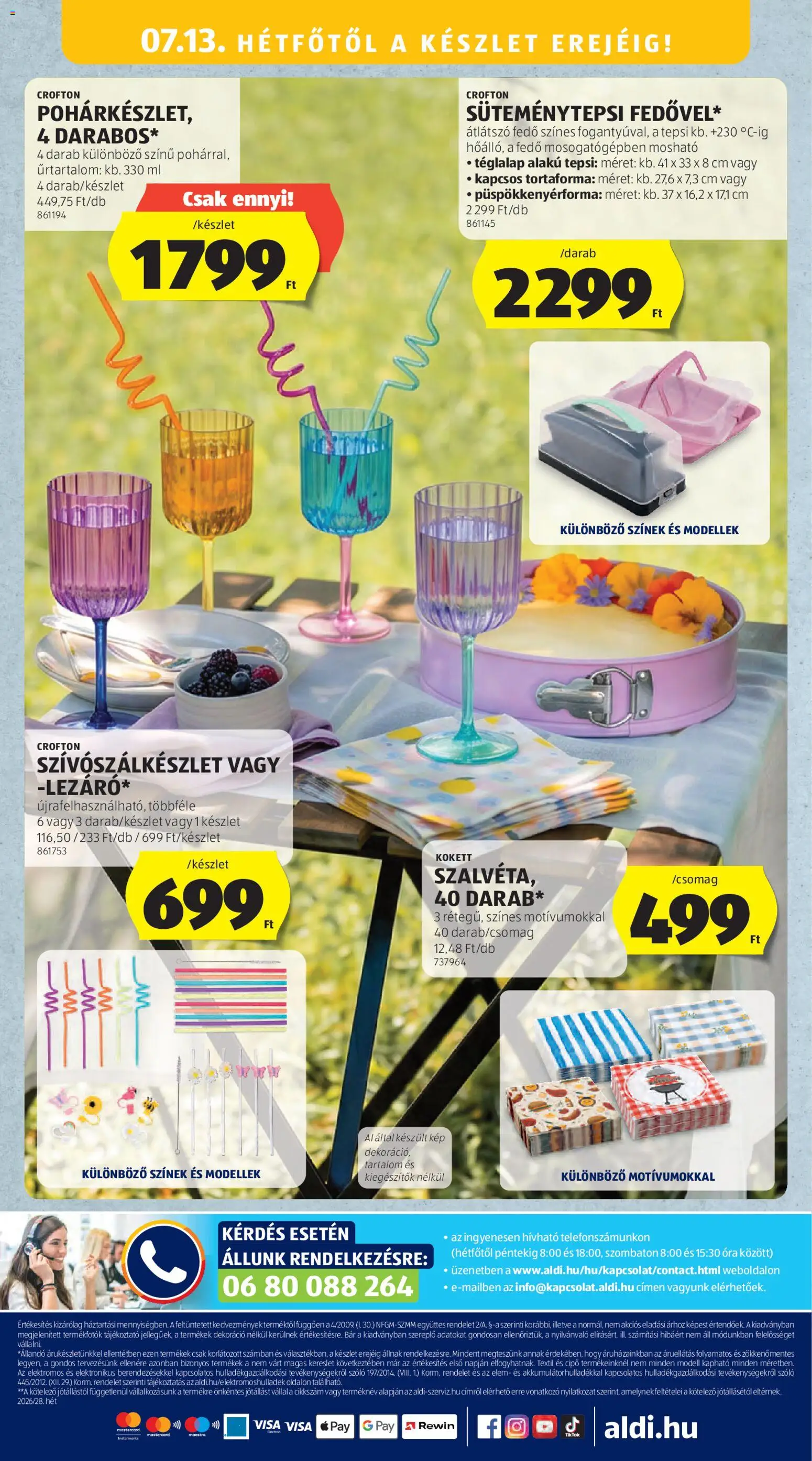 Aldi akciós újság ⚡ 2026.07.09.-tól/től ⚡ Szórólap | Magyarország