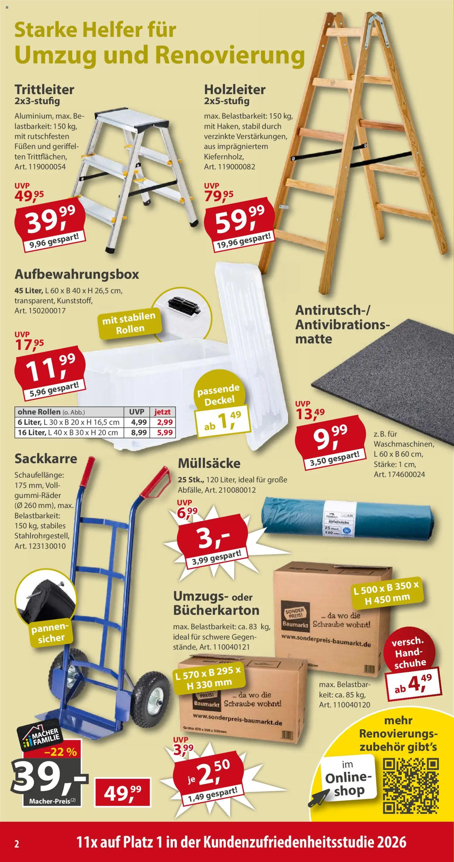 Sonderpreis Baumarkt Prospekt Prospekt in Deutschland