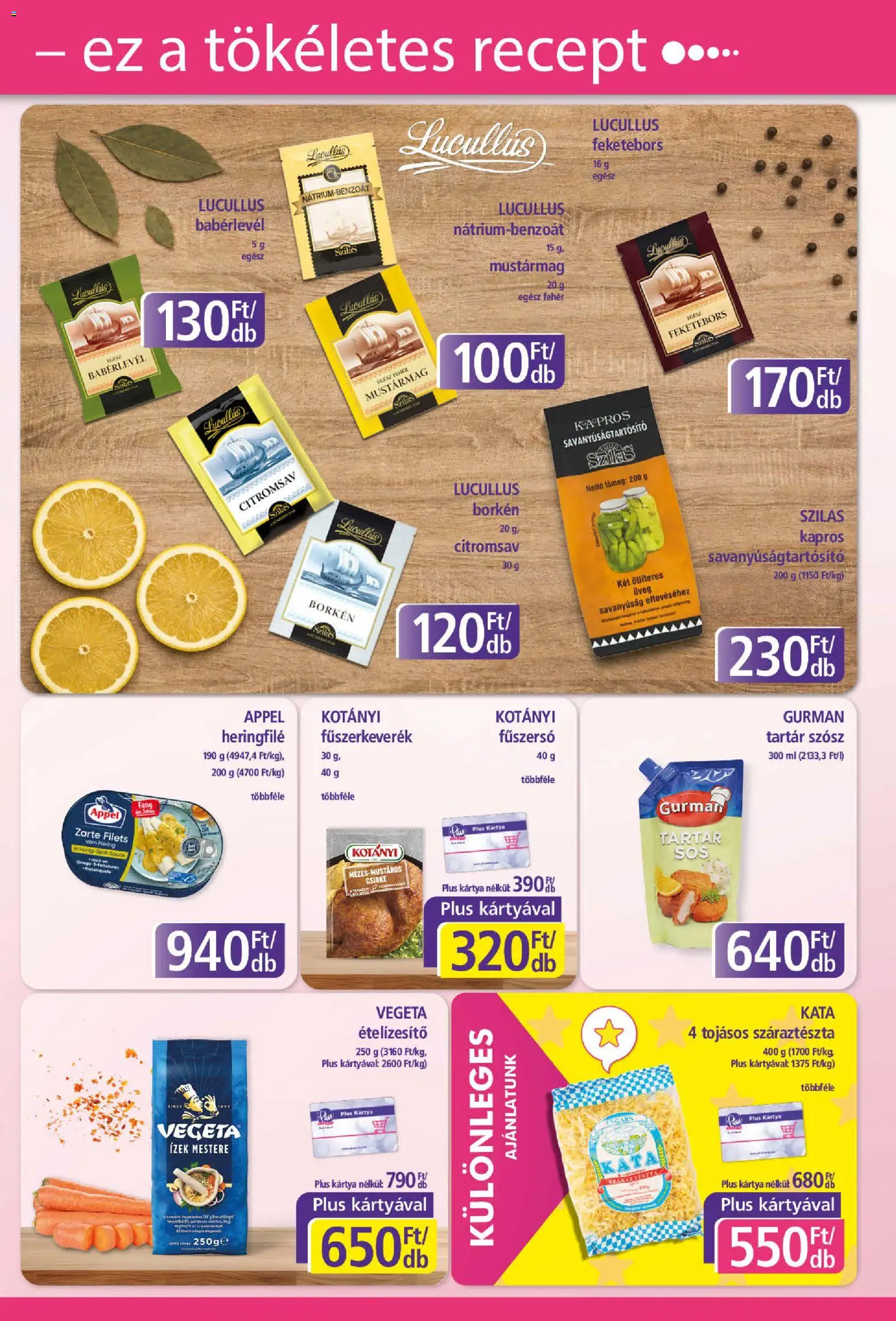 Plus Market akciós újság Akciós újság in Magyarország