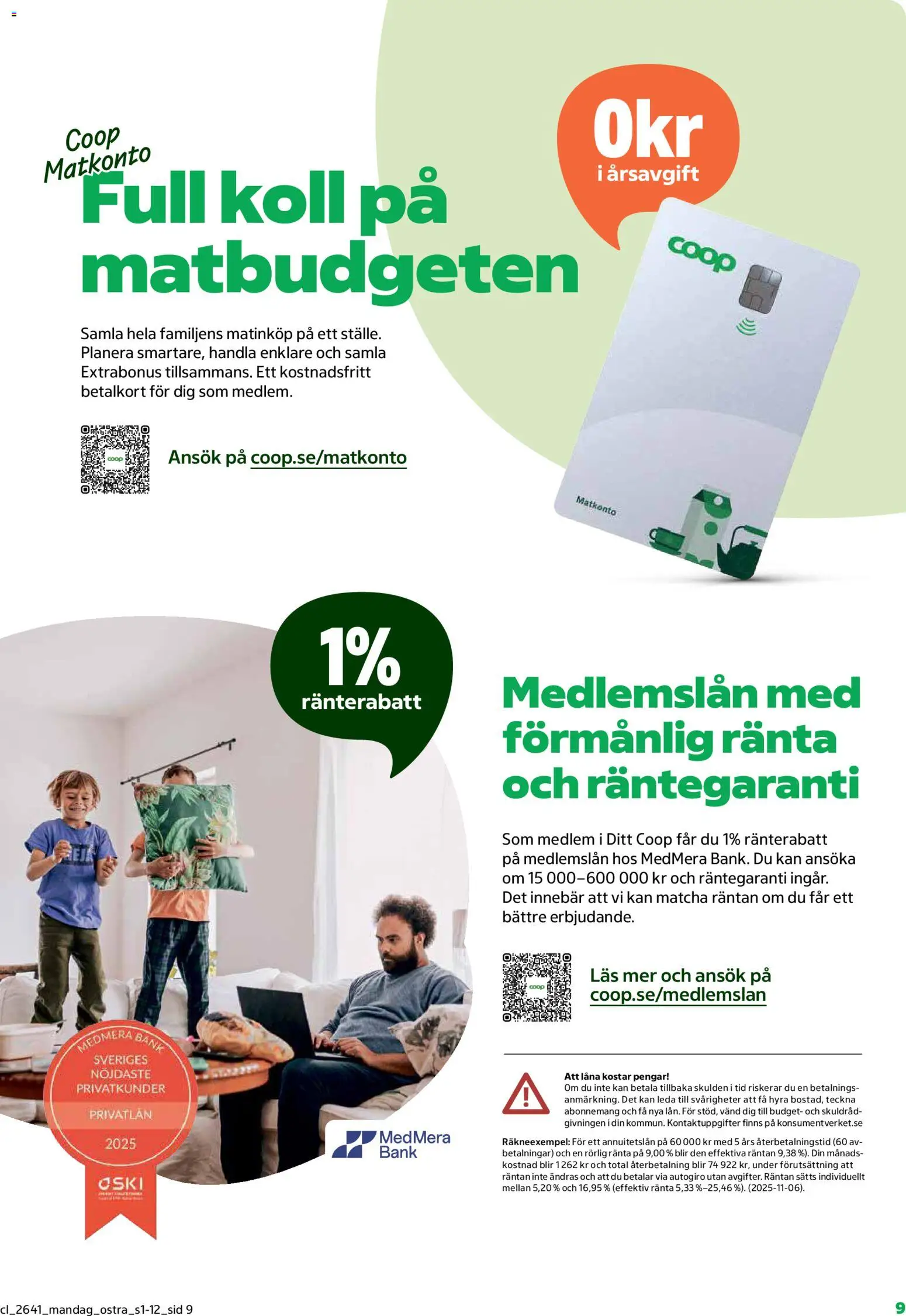 Coop Daglivs erbjudanden Reklamblad in Sverige