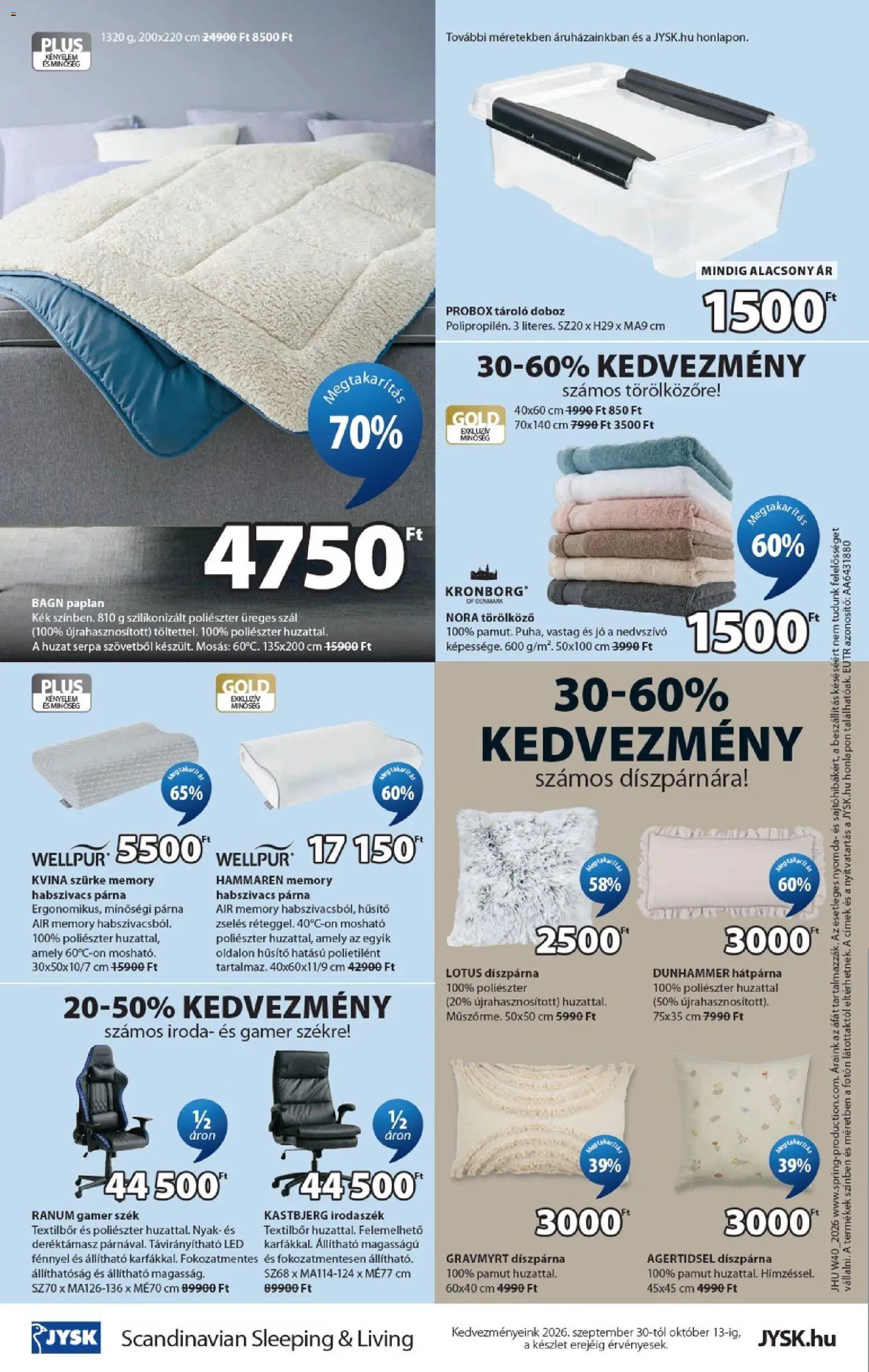 JYSK akciós újság Akciós újság in Magyarország