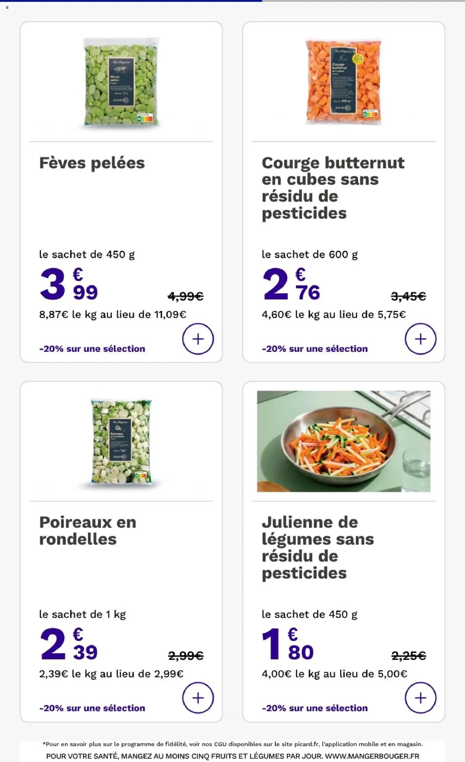 Picard catalogue Catalogue in France