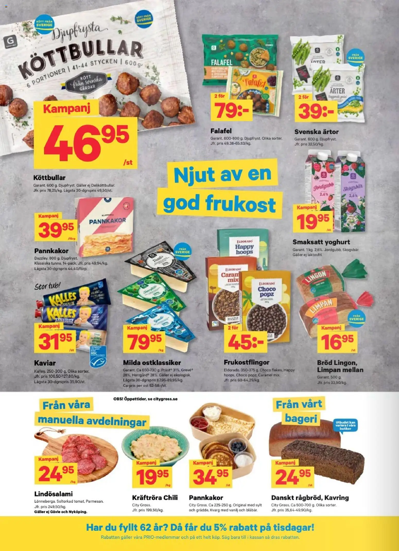 City Gross erbjudanden Reklamblad in Sverige