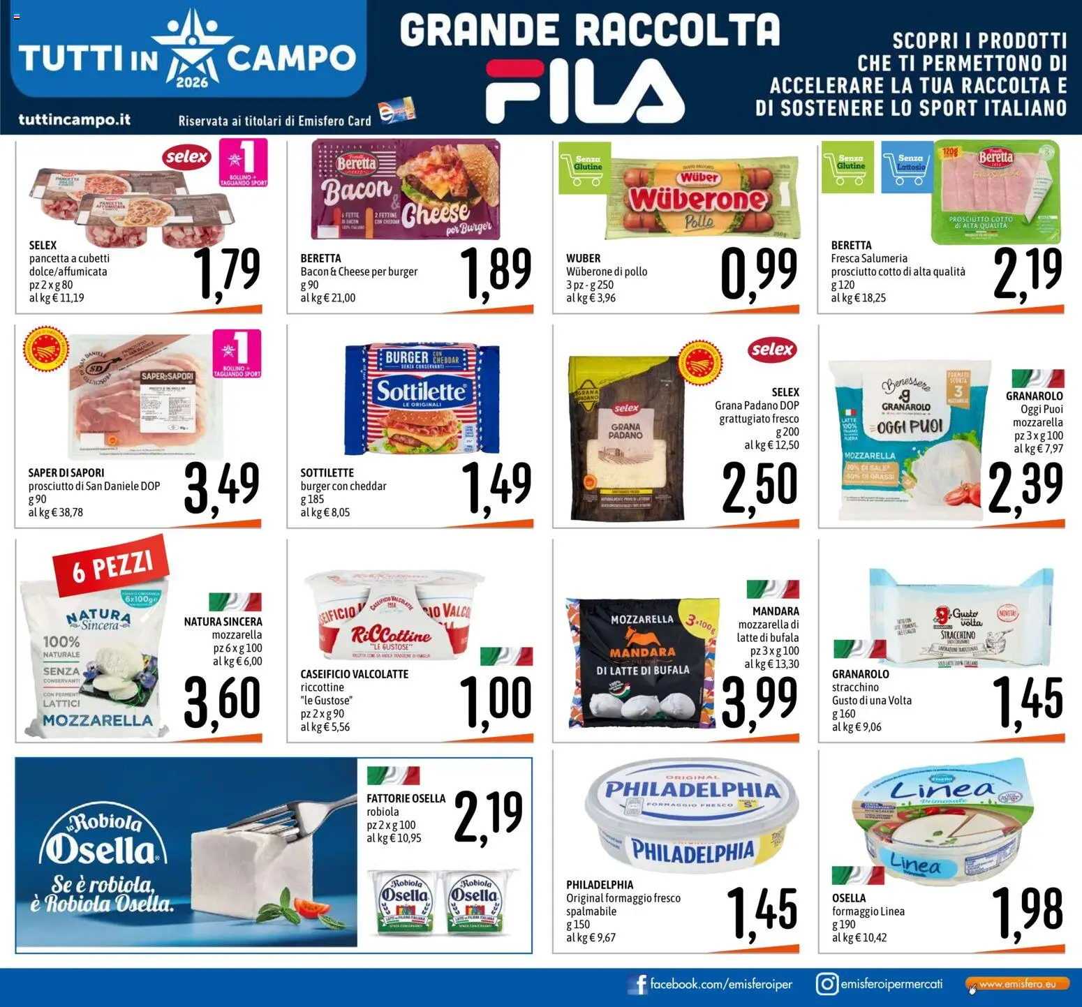 Emisfero volantino Volantino in Italy