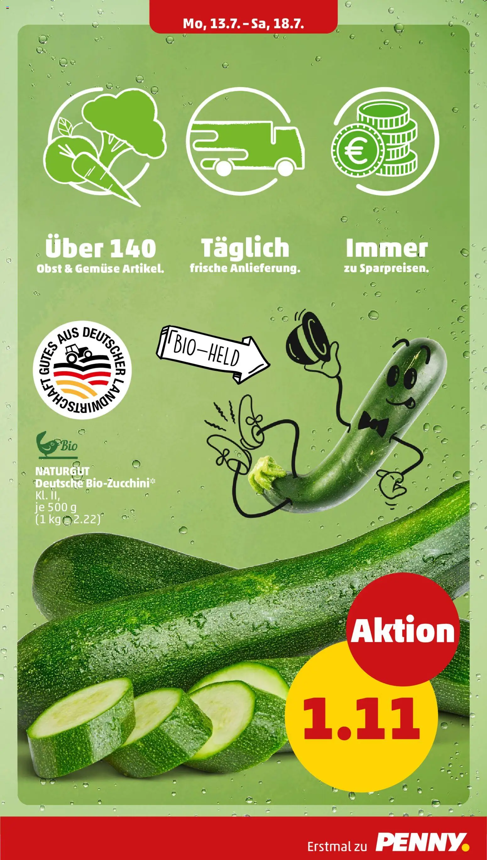 Penny Prospekt | 13.07.2026 | Wie erhält man einen begrenzten Rabatt? | Deutschland