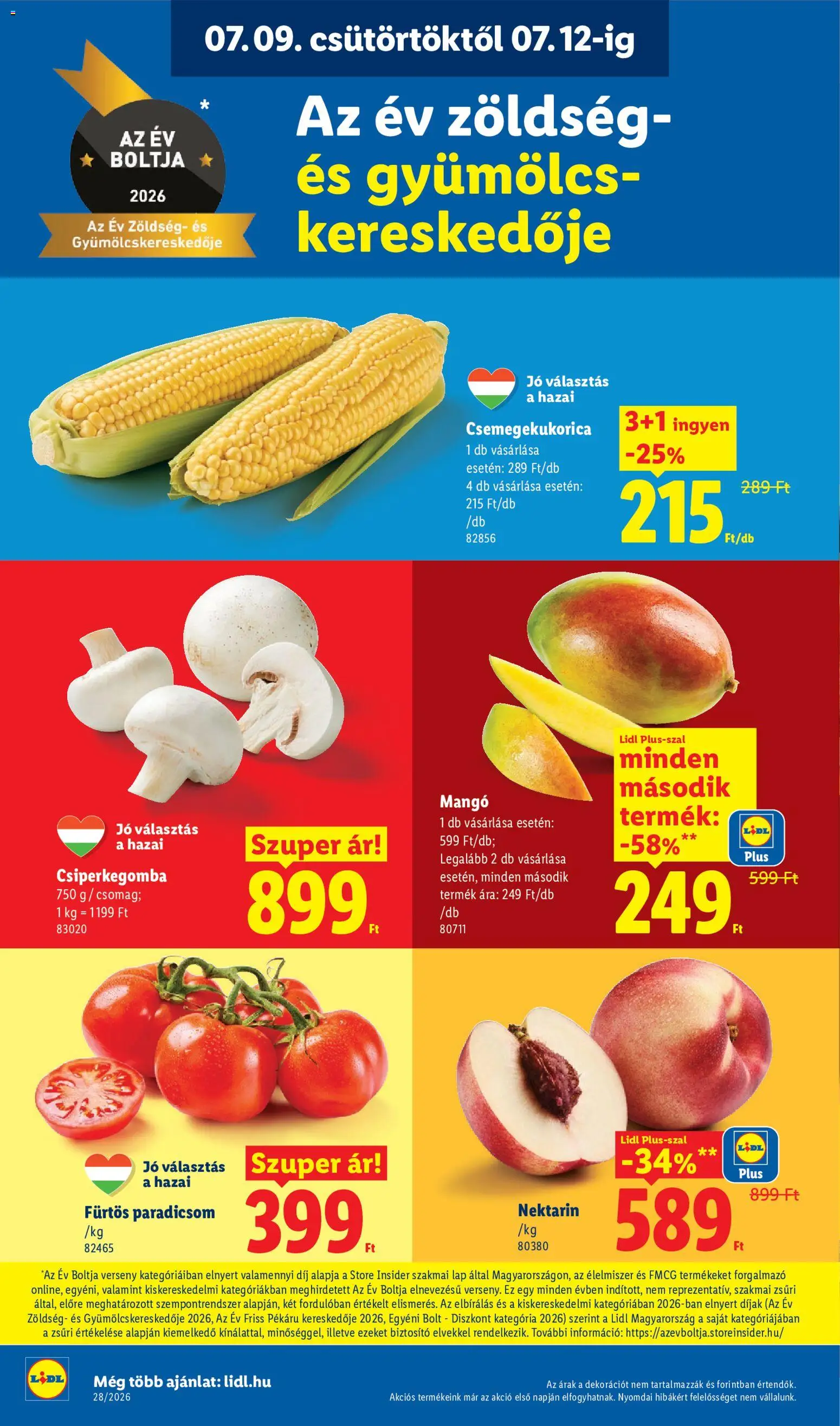 Lidl Akciós Újság 2026.07.09.-tól/töl - fantasztikus ajánlatokat! 🛍️ | Magyarország