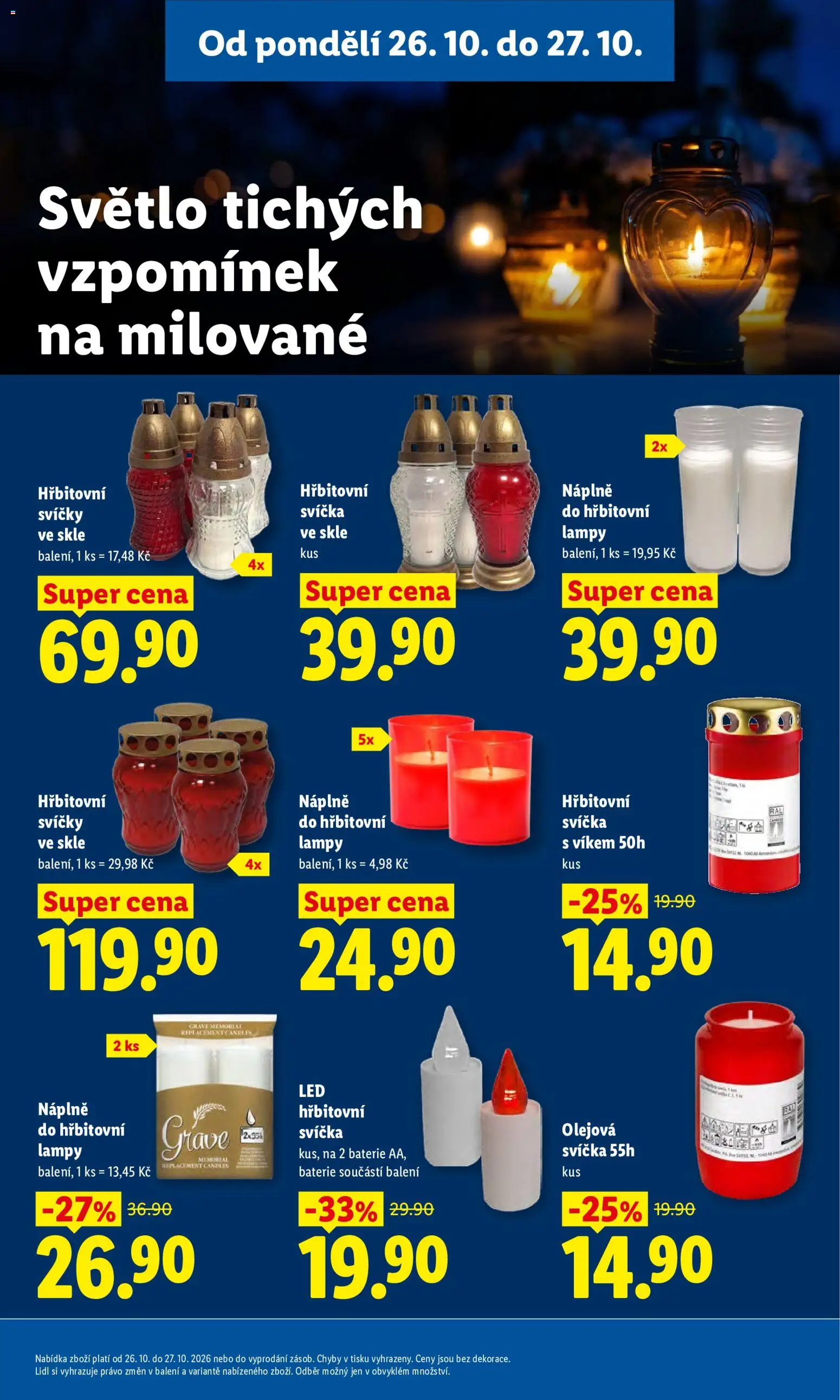 Lidl leták Leták in Česko