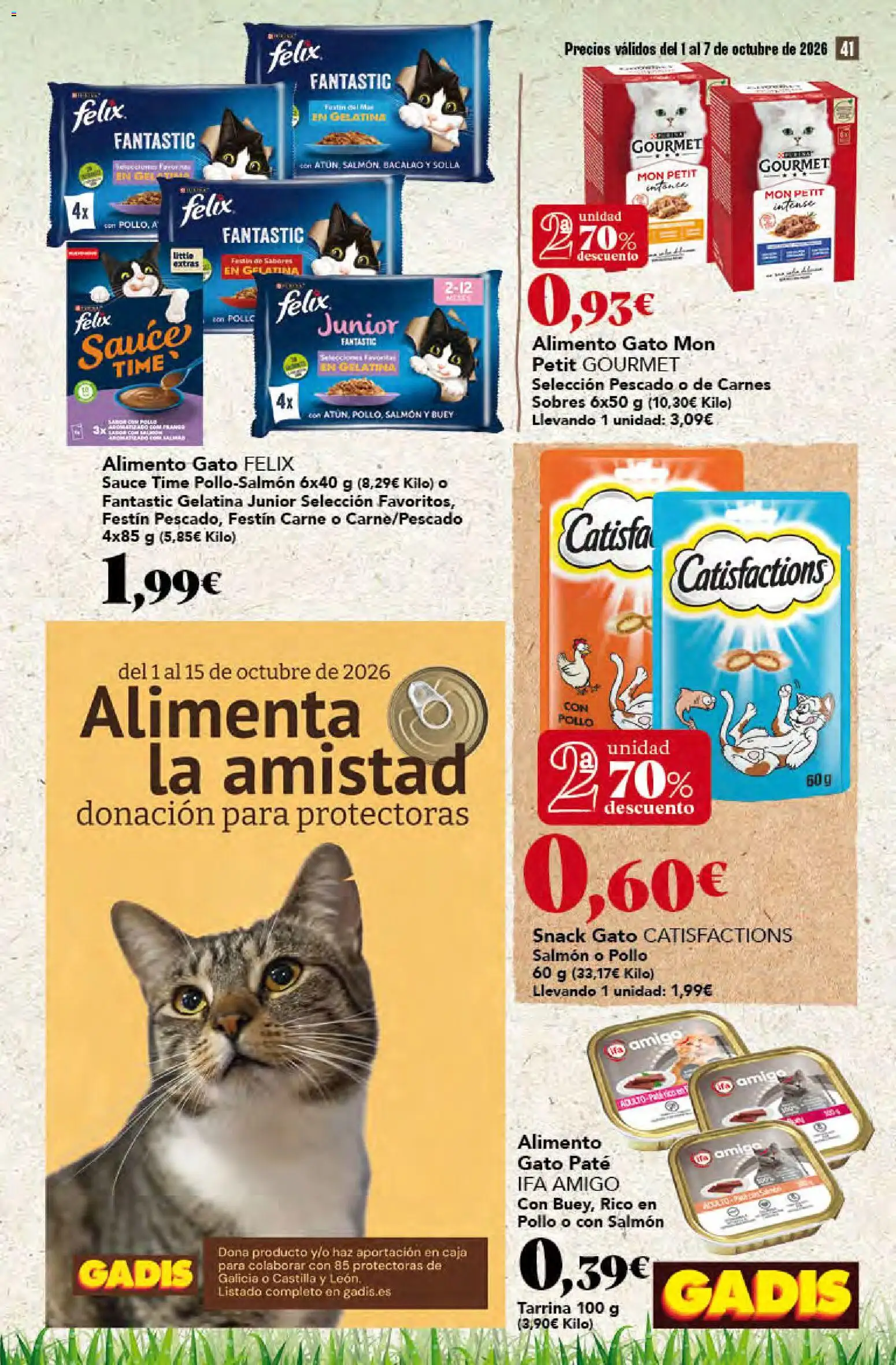 Gadis - folleto Folleto in España