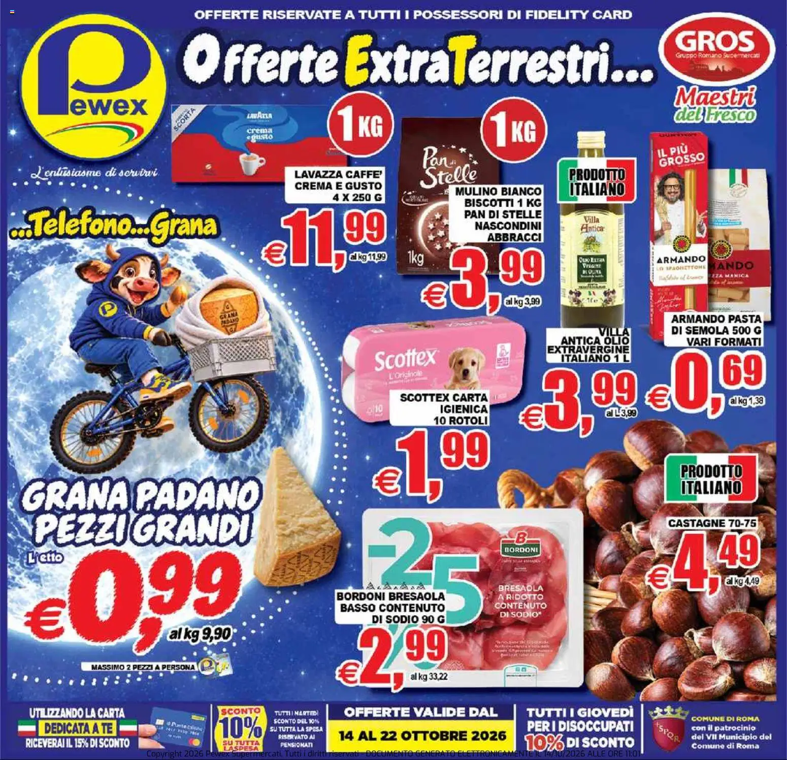 Pewex volantino Volantino in Italy