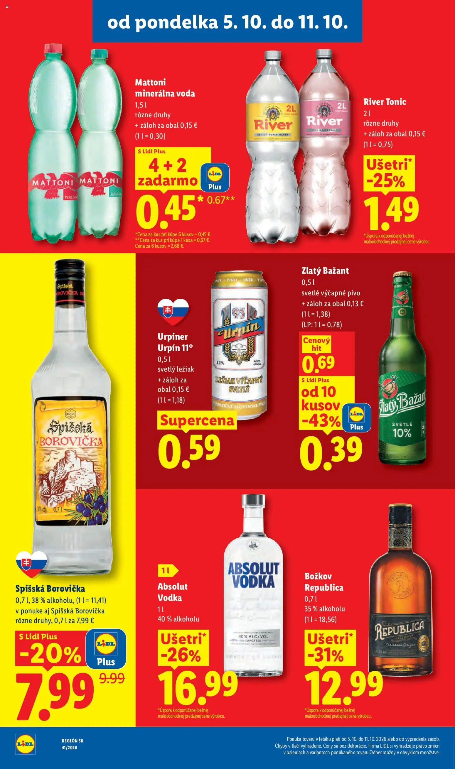 Lidl leták Leták in Slovensko