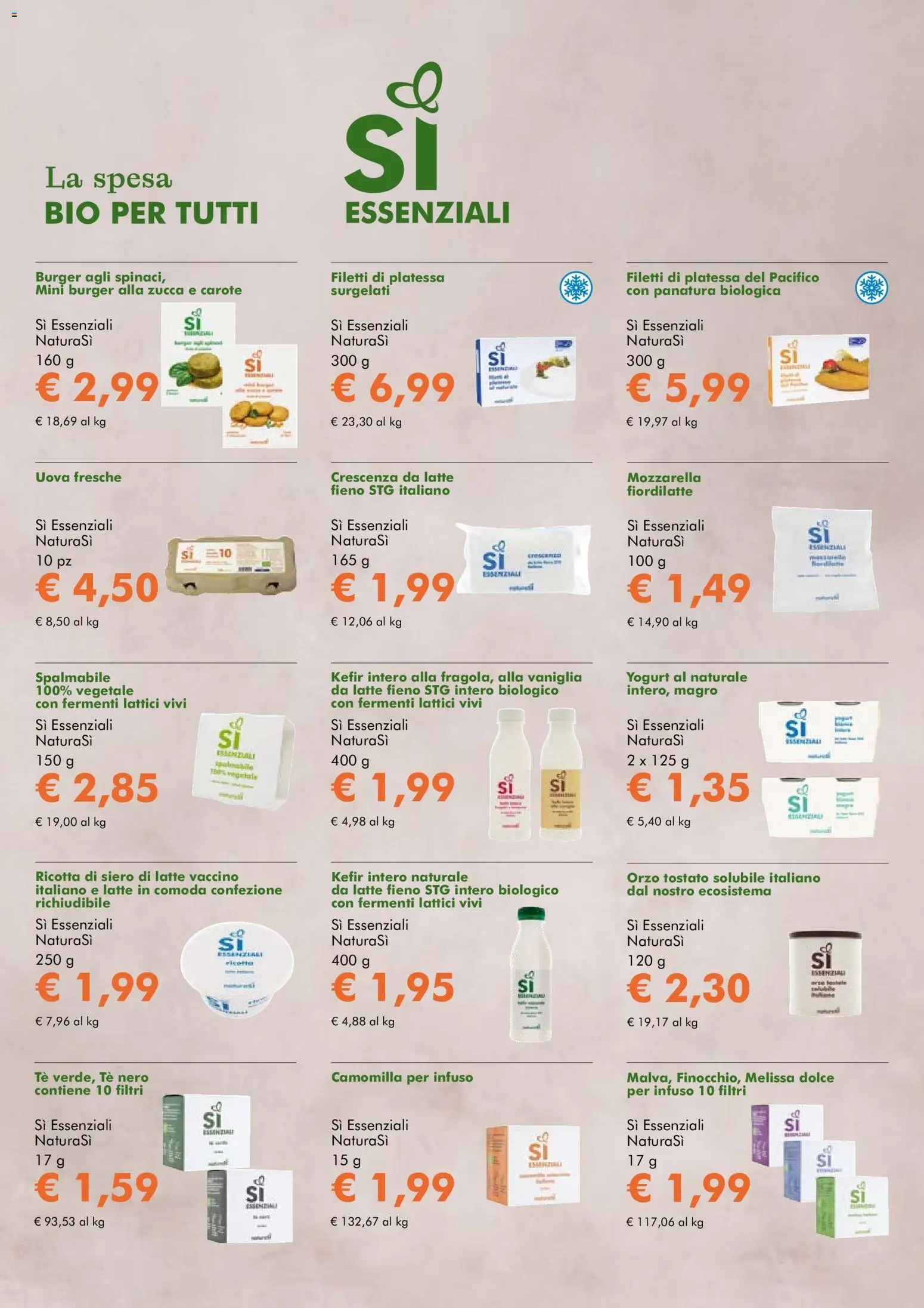 Natura Sì volantino Volantino in Italy