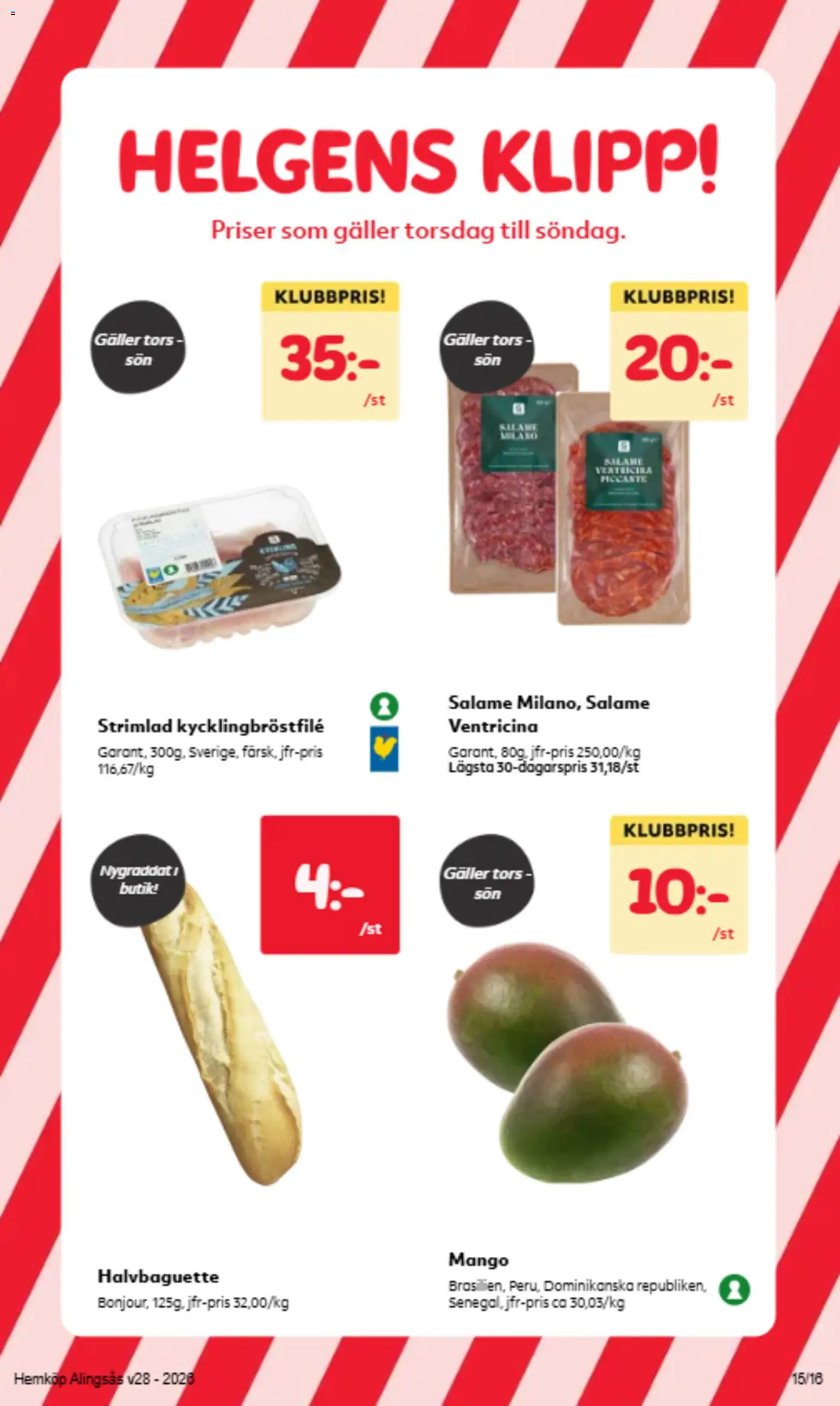 Nuvarande Hemköp erbjudanden från 📣 06/07/2026 - 12/07/2026 📣 | Sverige