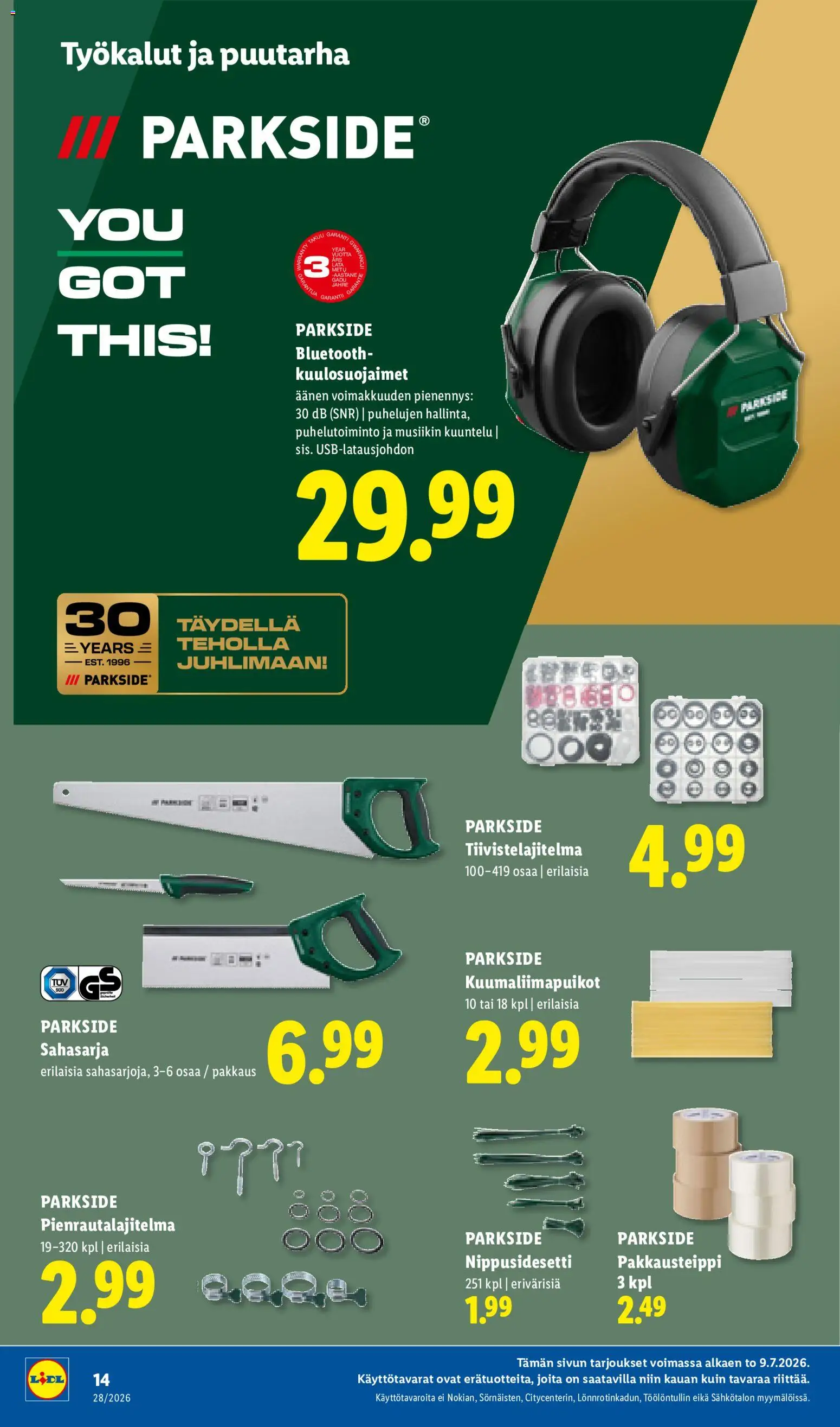 🛍️ Lidl tarjoukset alkaen 09/07/2026 » Katso huipputarjoukset ja säästä jo tänään! 💰 | Suomi