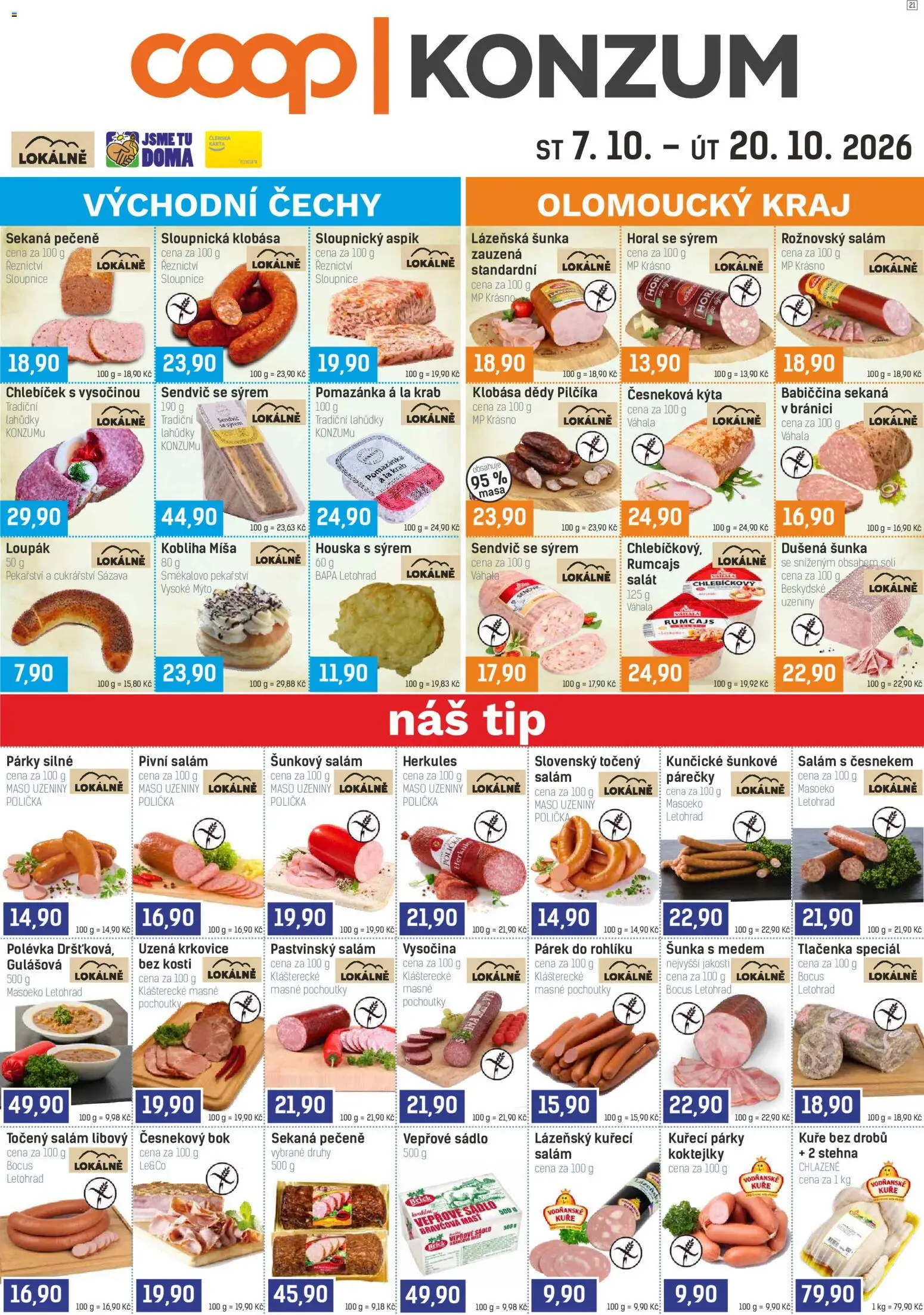 Konzum leták Leták in Česko