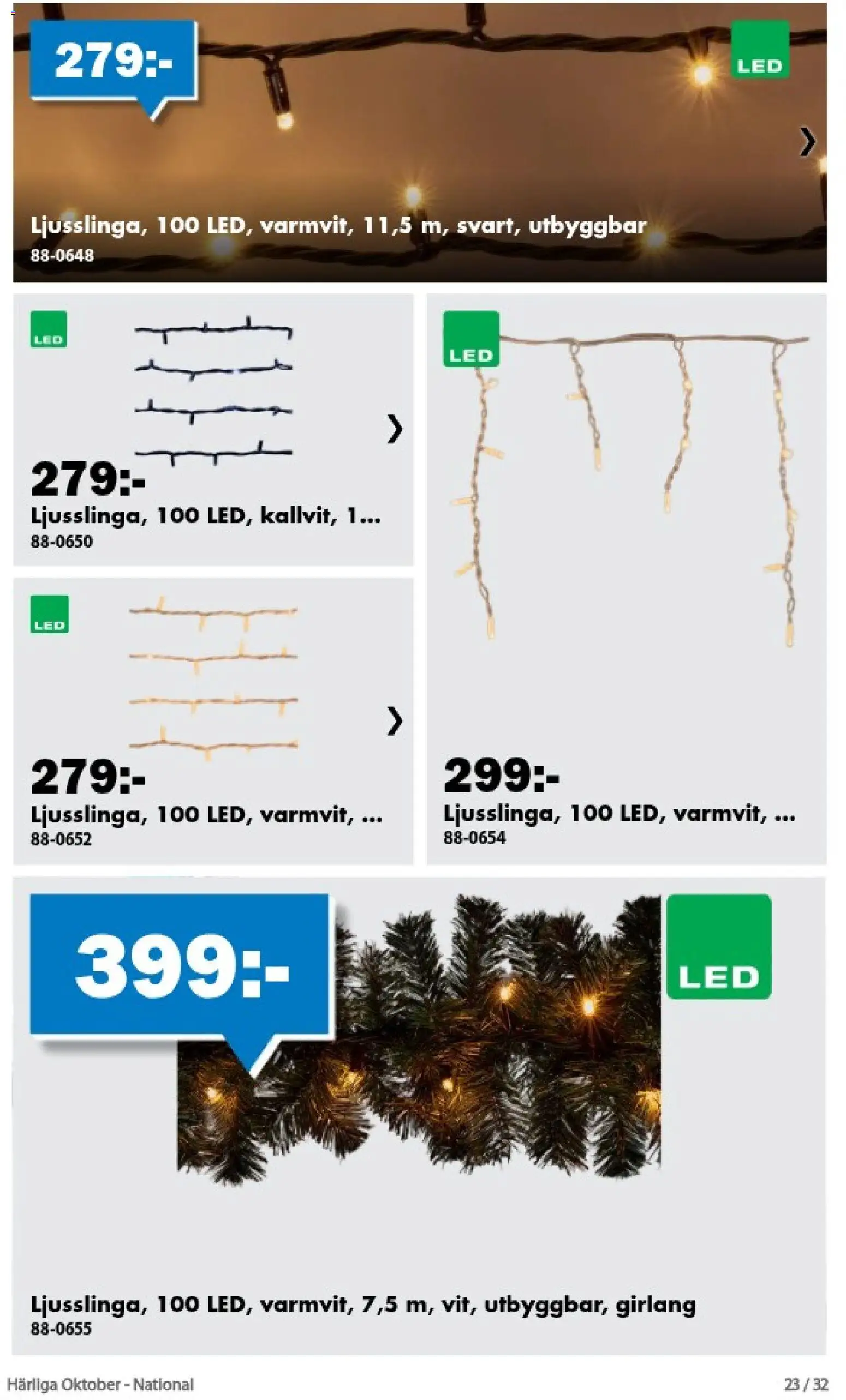 Biltema erbjudanden härliga oktober Reklamblad in Sverige