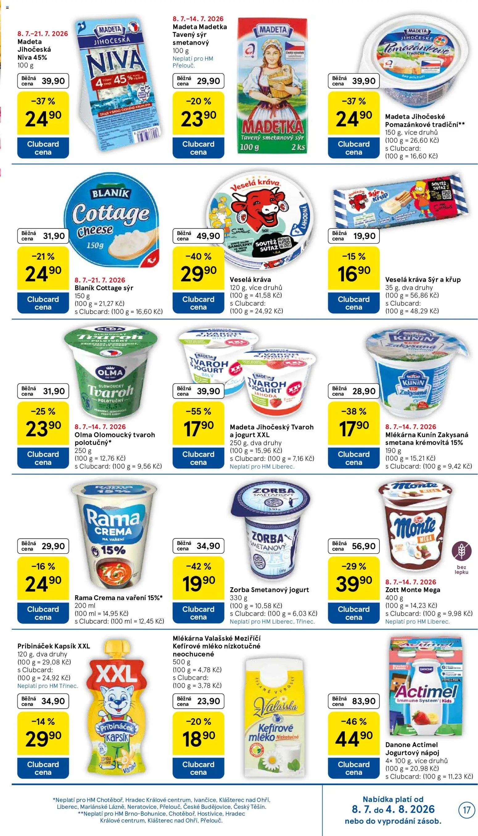 Toto nesmíte zmeškat - aktuální slevy v letáku Tesco 08.07.2026! | Česko