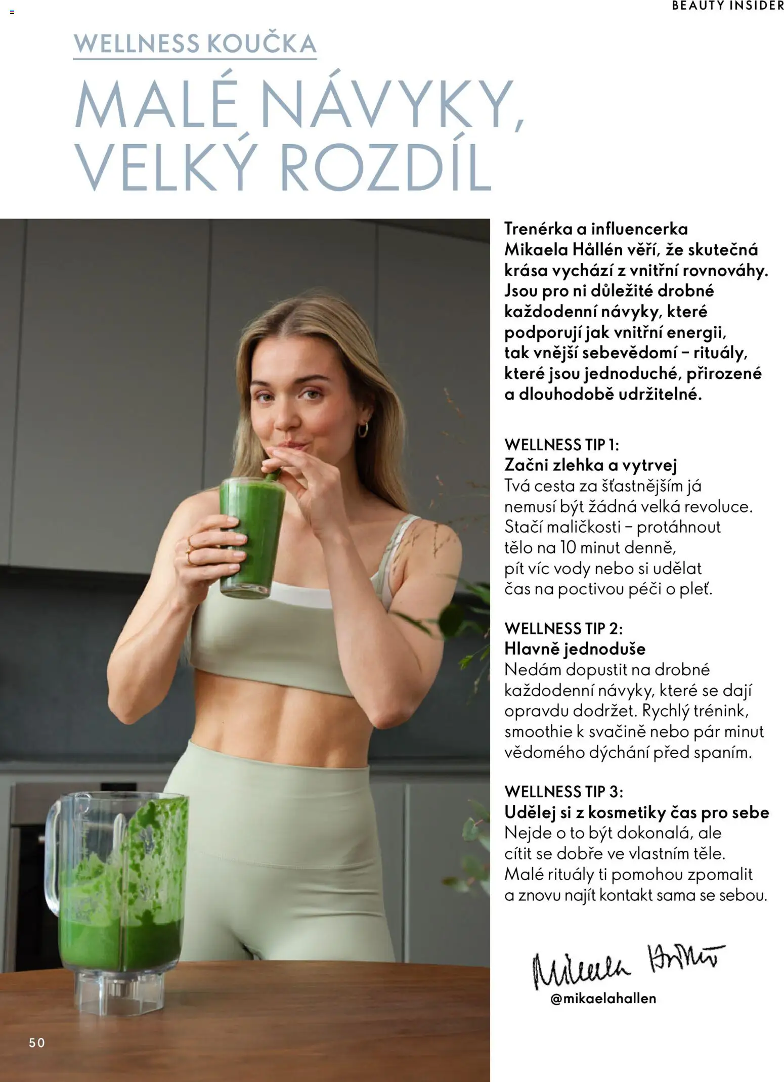 Oriflame katalog Novage+ Proceuticals Leták in Česko