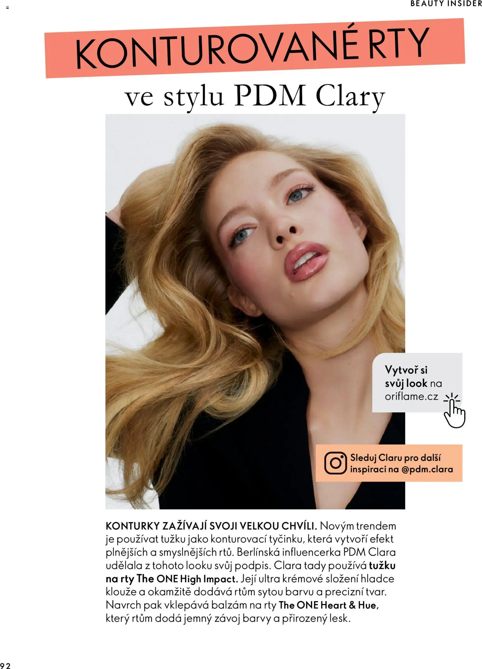 Oriflame katalog Novage+ Proceuticals Leták in Česko