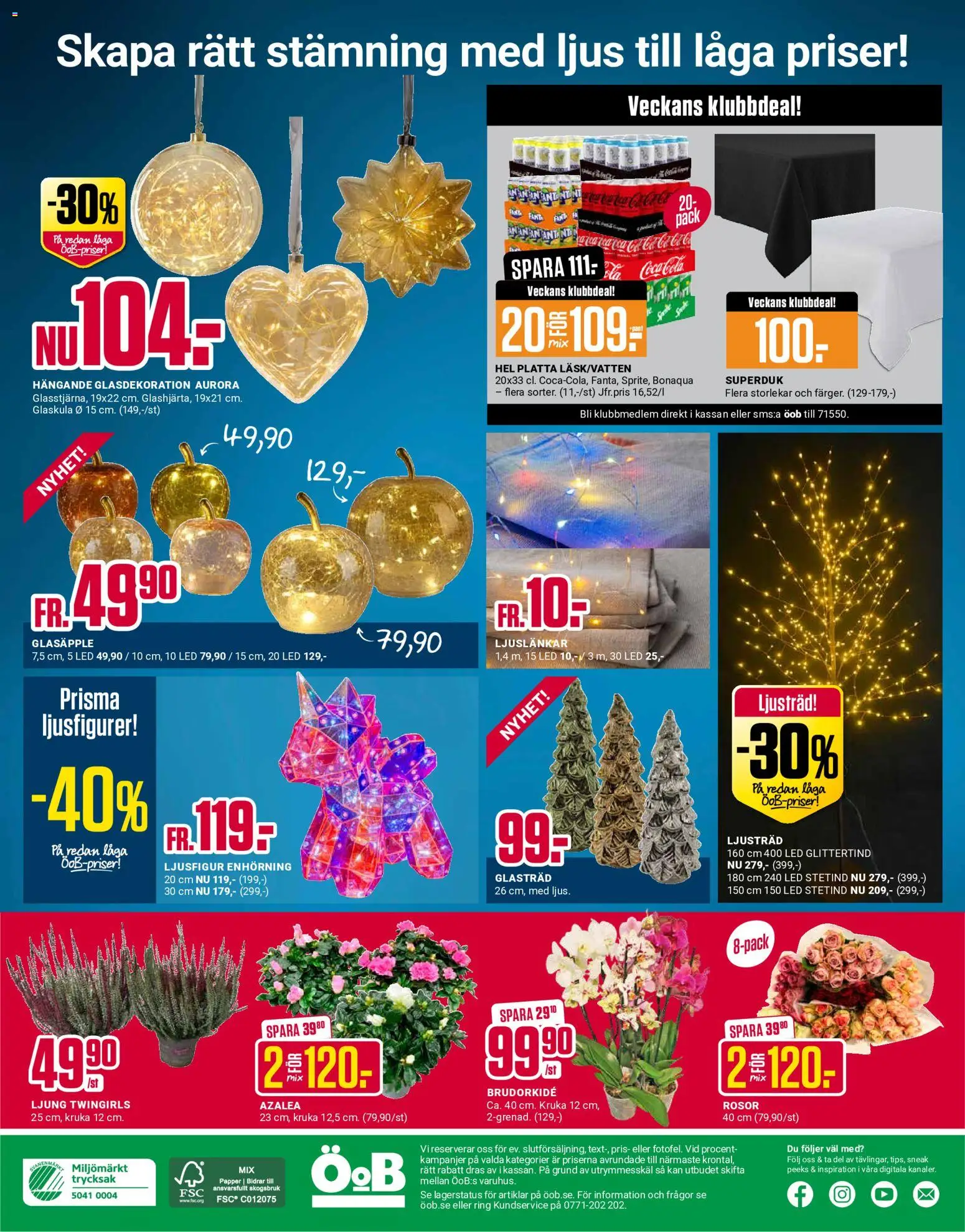 ÖoB erbjudanden Reklamblad in Sverige