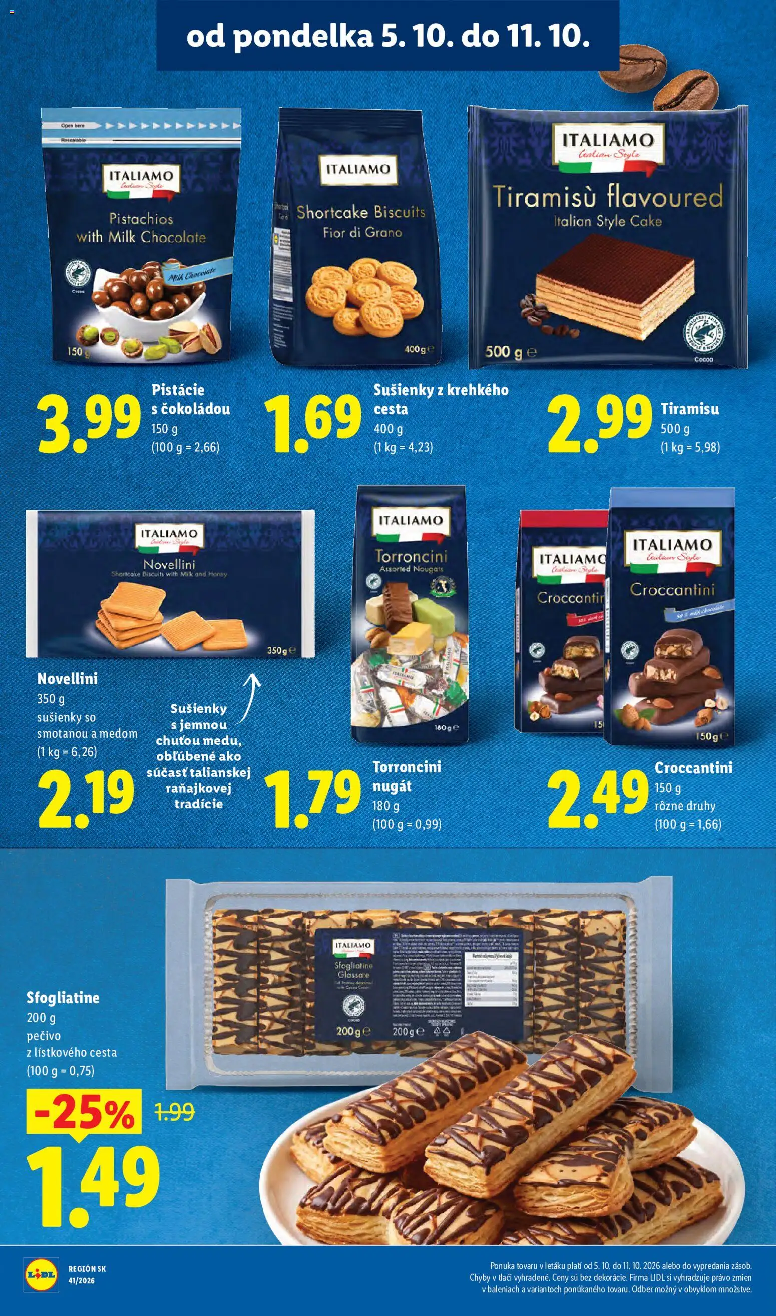 Lidl leták Leták in Slovensko