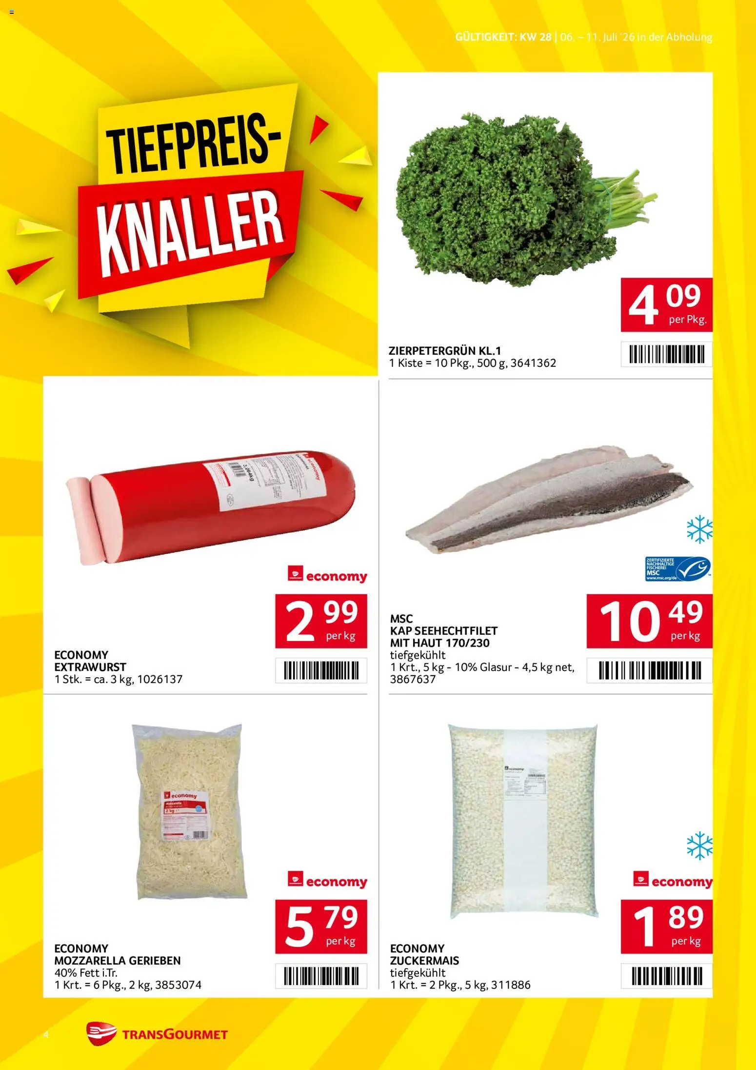 Die besten Angebote | Transgourmet Flugblatt ab 06.07.2026 | - Jetzt stöbern! | Österreich