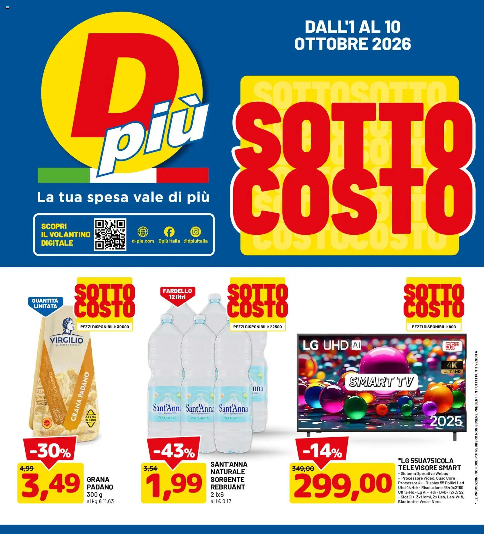 D Più volantino Volantino in Italy
