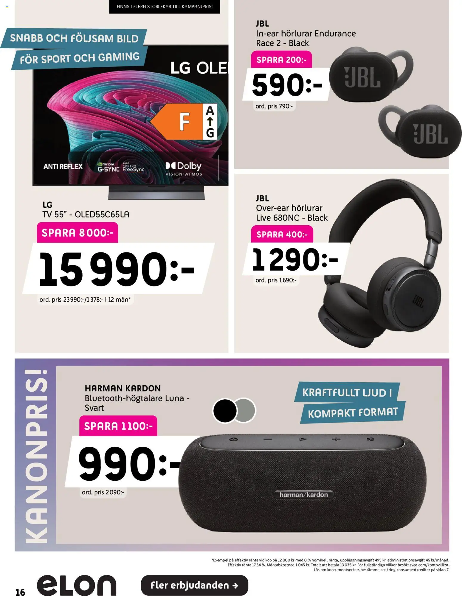 Elon erbjudanden Reklamblad in Sverige