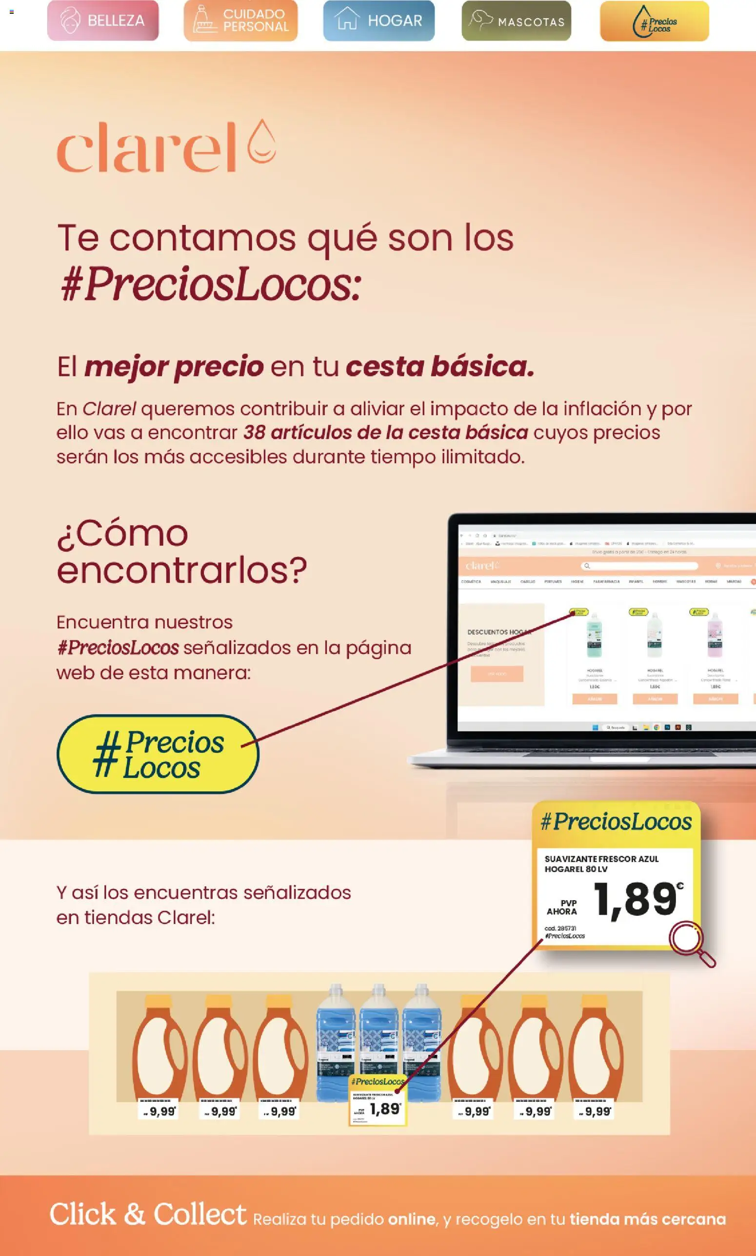 Clarel folleto desde 27/05/2026 | ¿Cómo obtener un descuento limitado? ¡Ahorra hoy mismo! | España