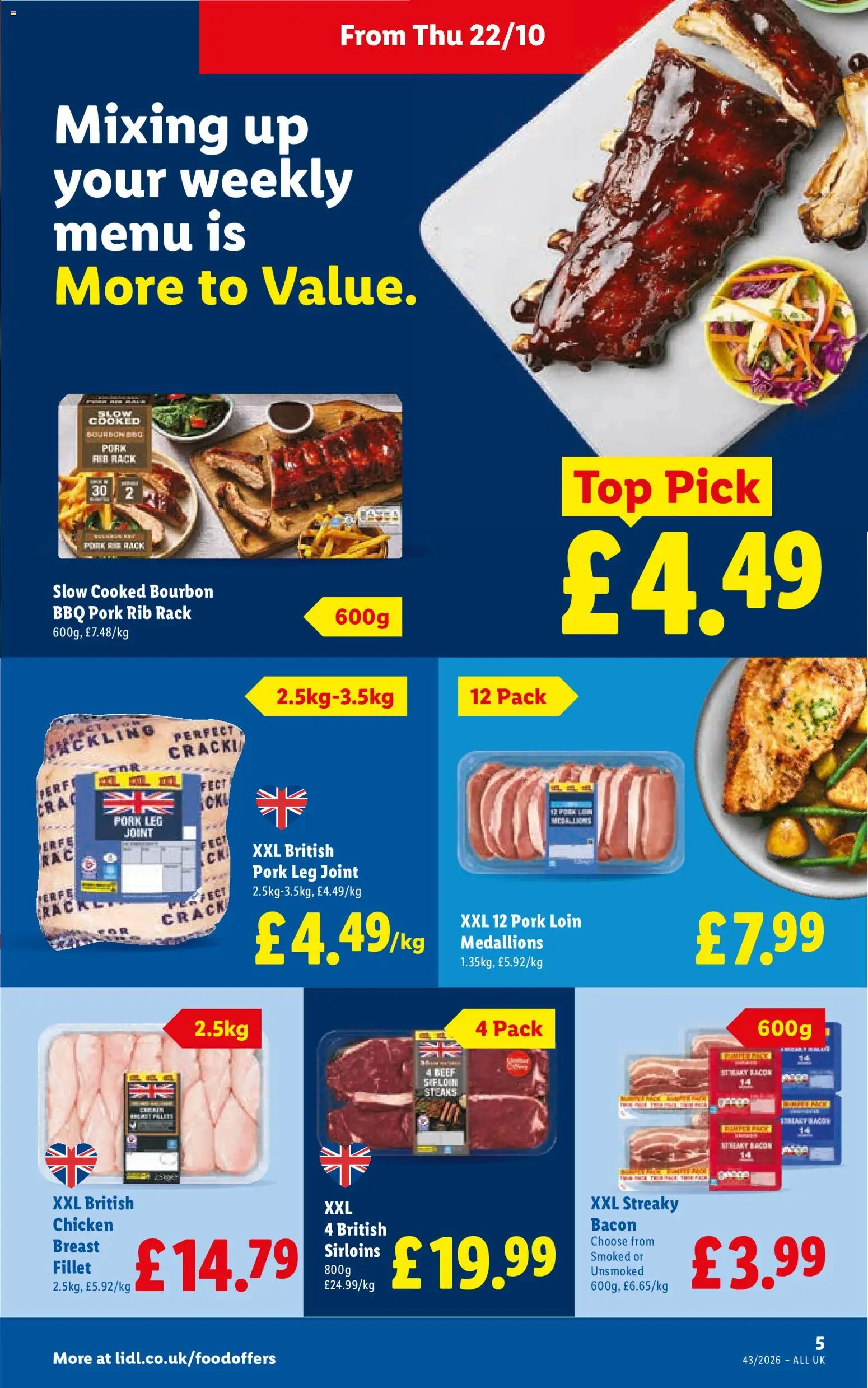 Weekly offers Lidl England Leaflet in United Kingdom