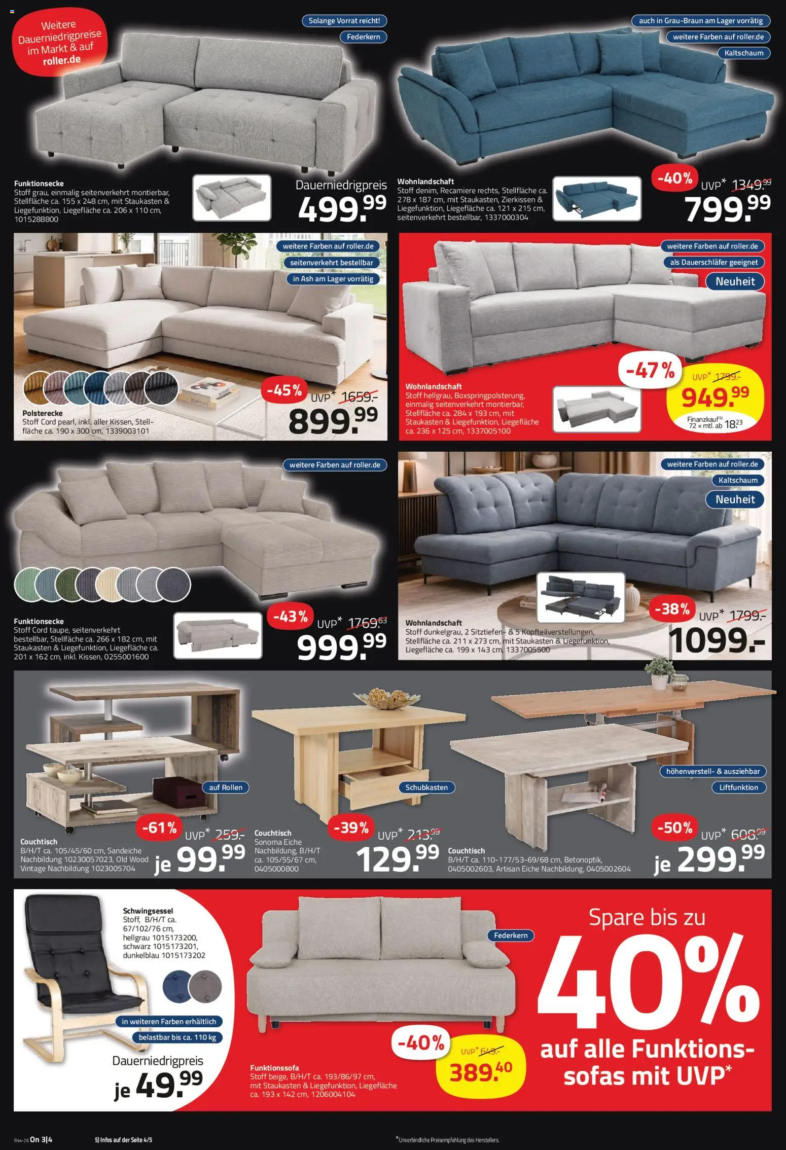 Roller Black Friday Prospekt in Deutschland