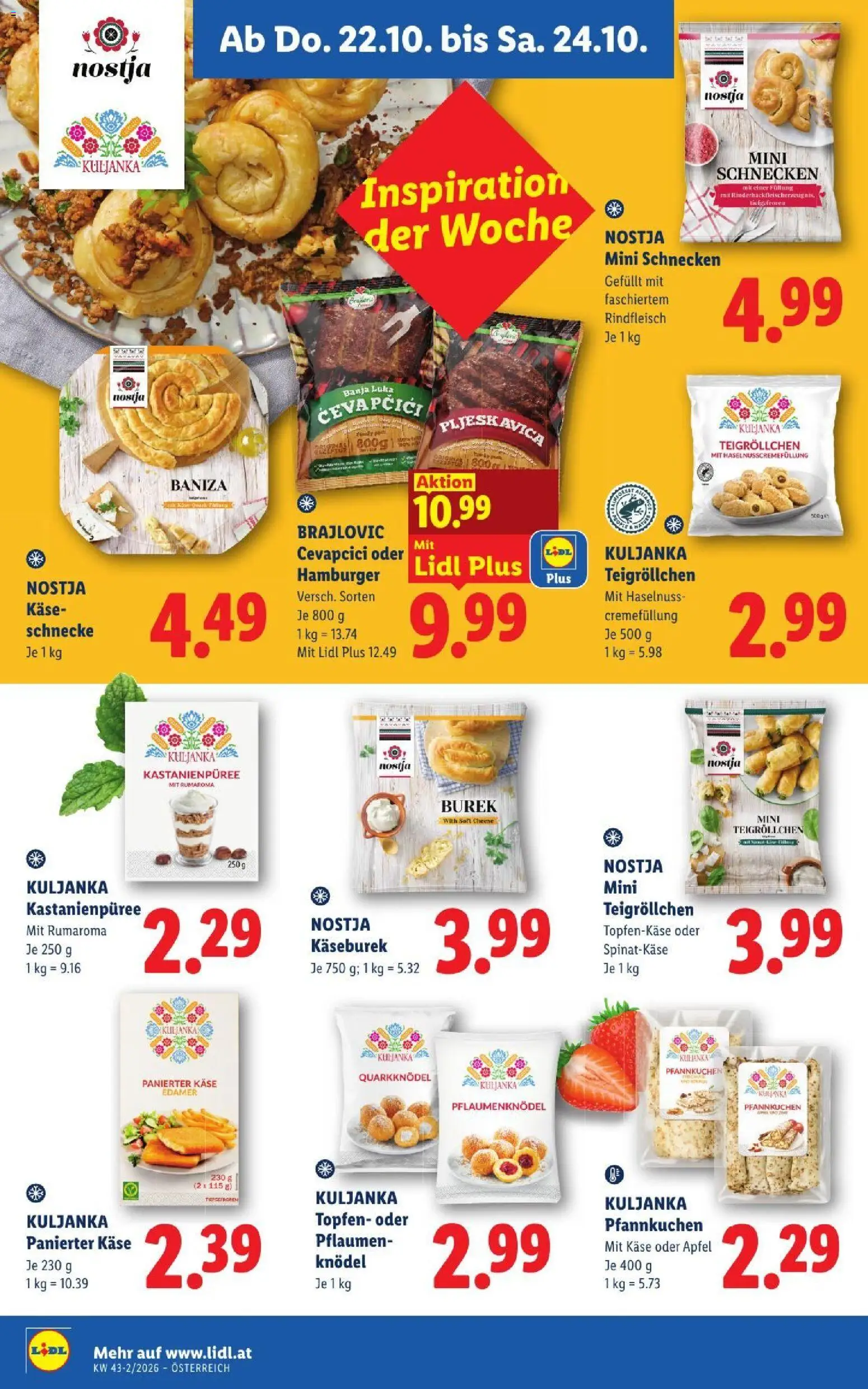 Lidl Flugblatt Flugblatt in Österreich
