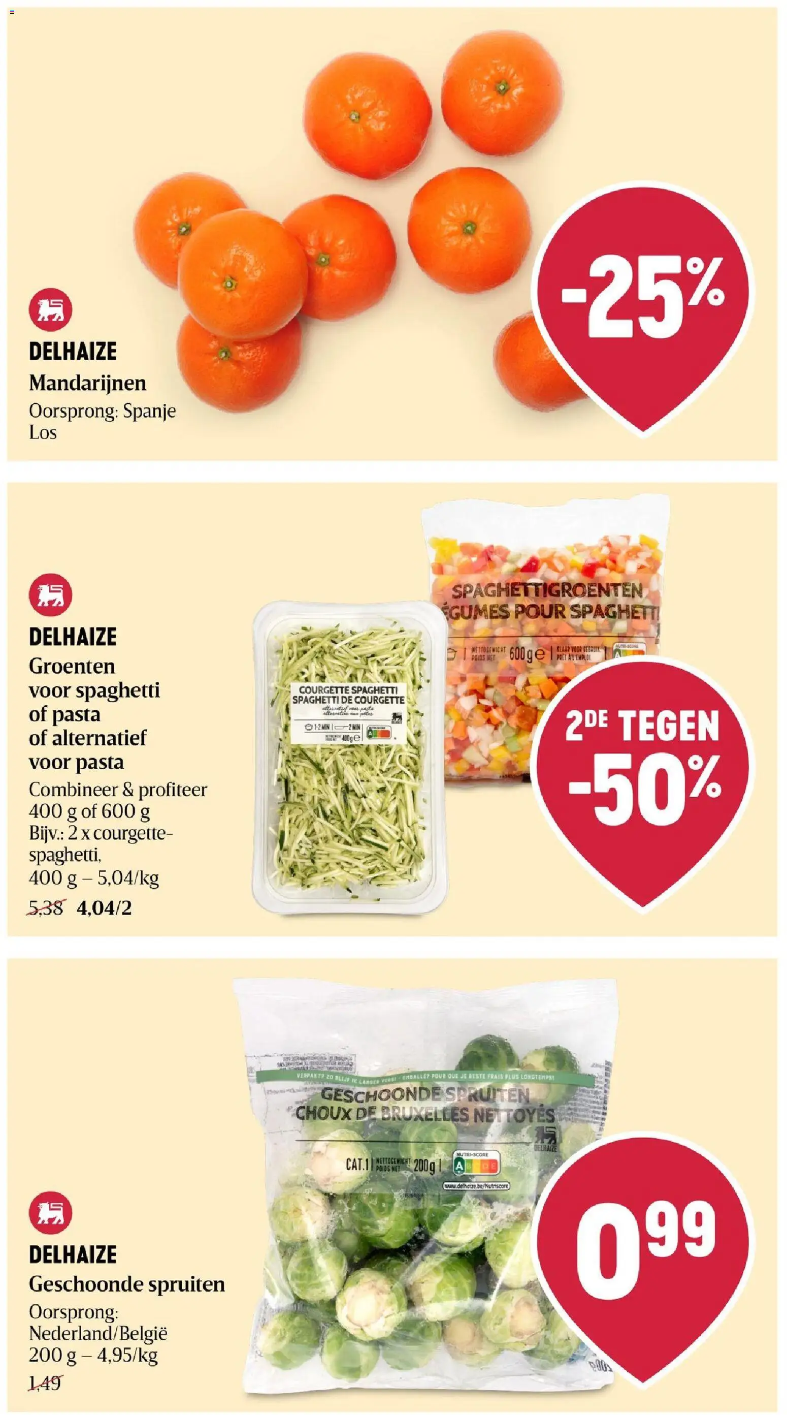 Delhaize folder Folder in België